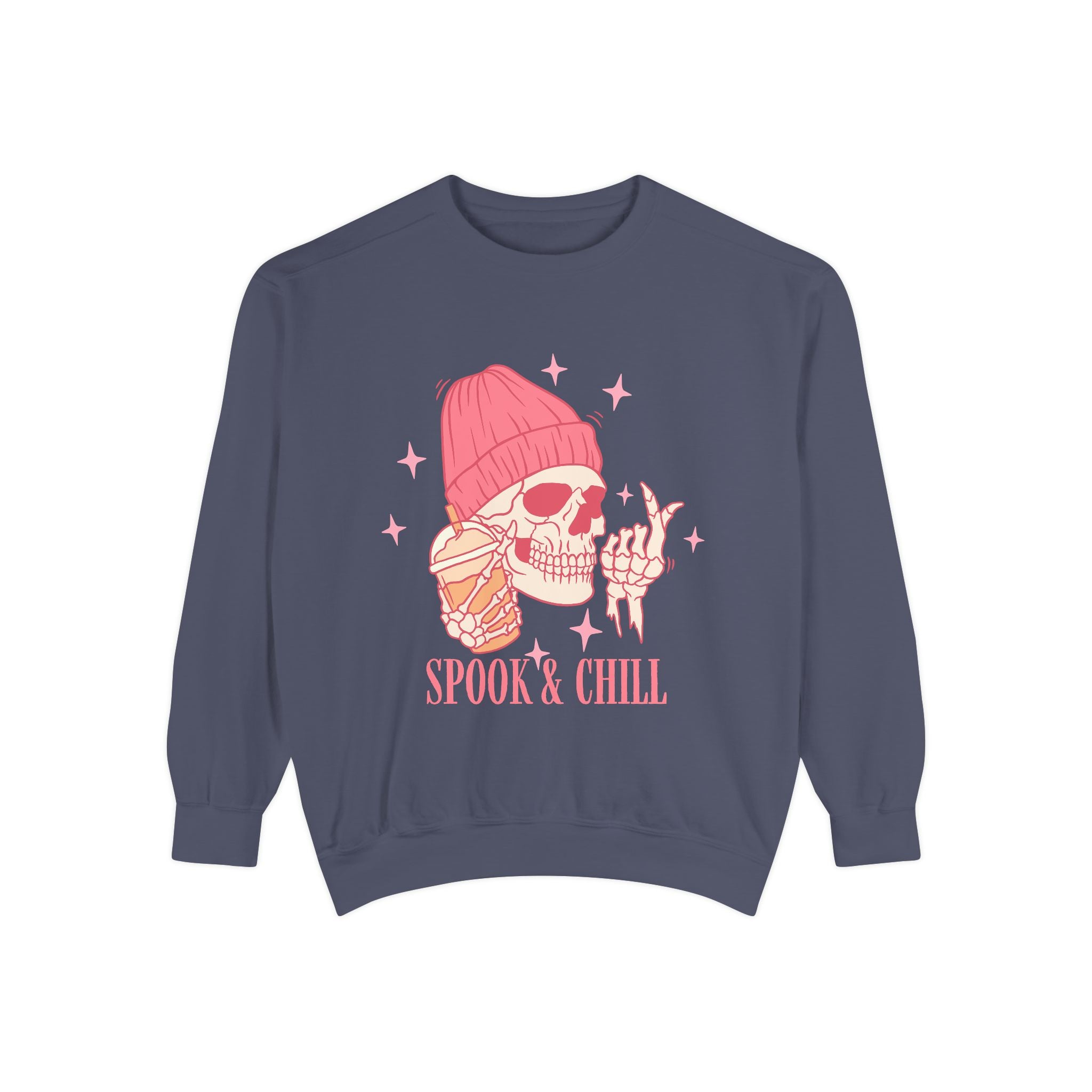 Spook & Chill Unisex Garment-Dyed Sweatshirt