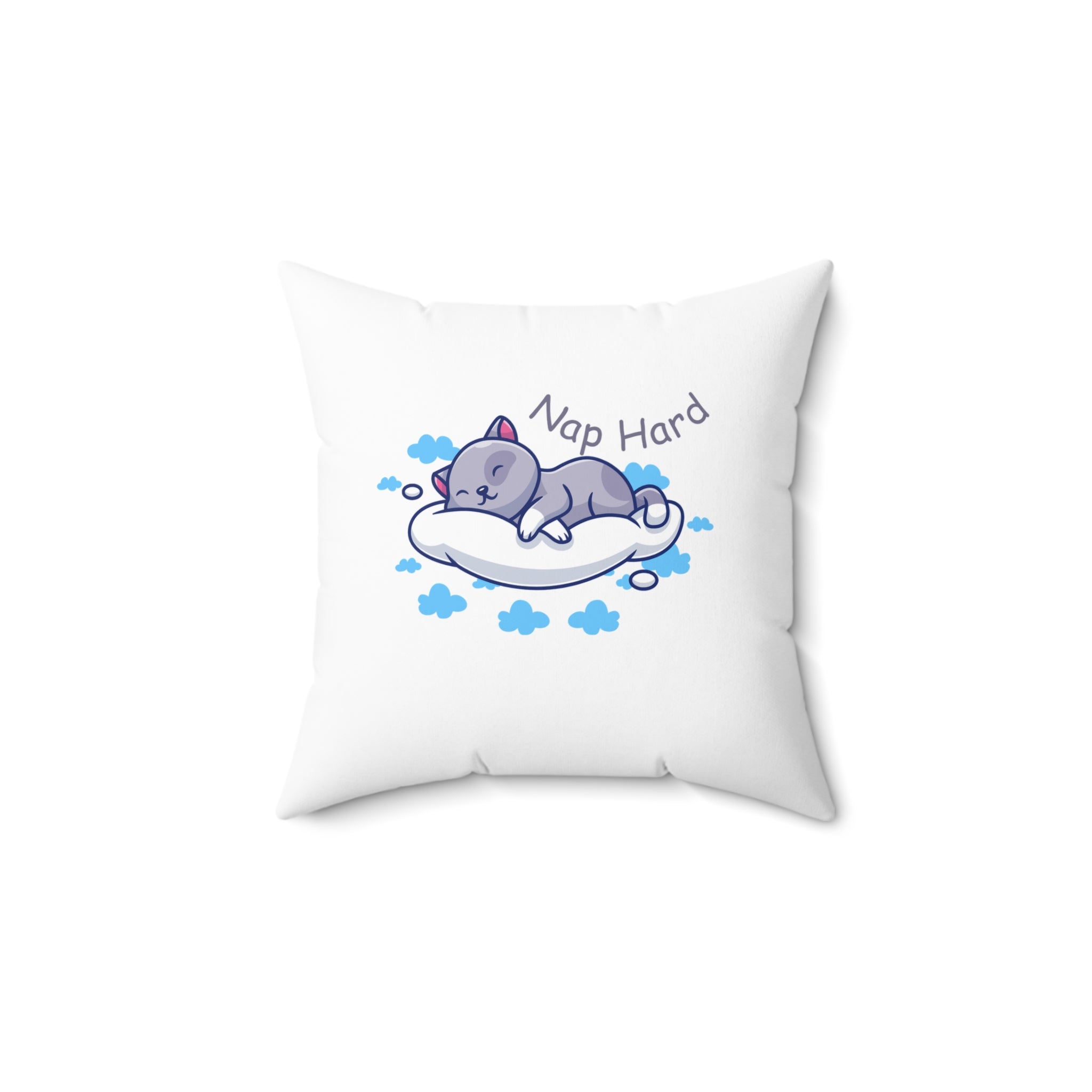 Cozy Cat Nap Pillow | Cute Cat Decor, Cat Lover Gift, Throw Pillow, Home Decor, Relaxation Room