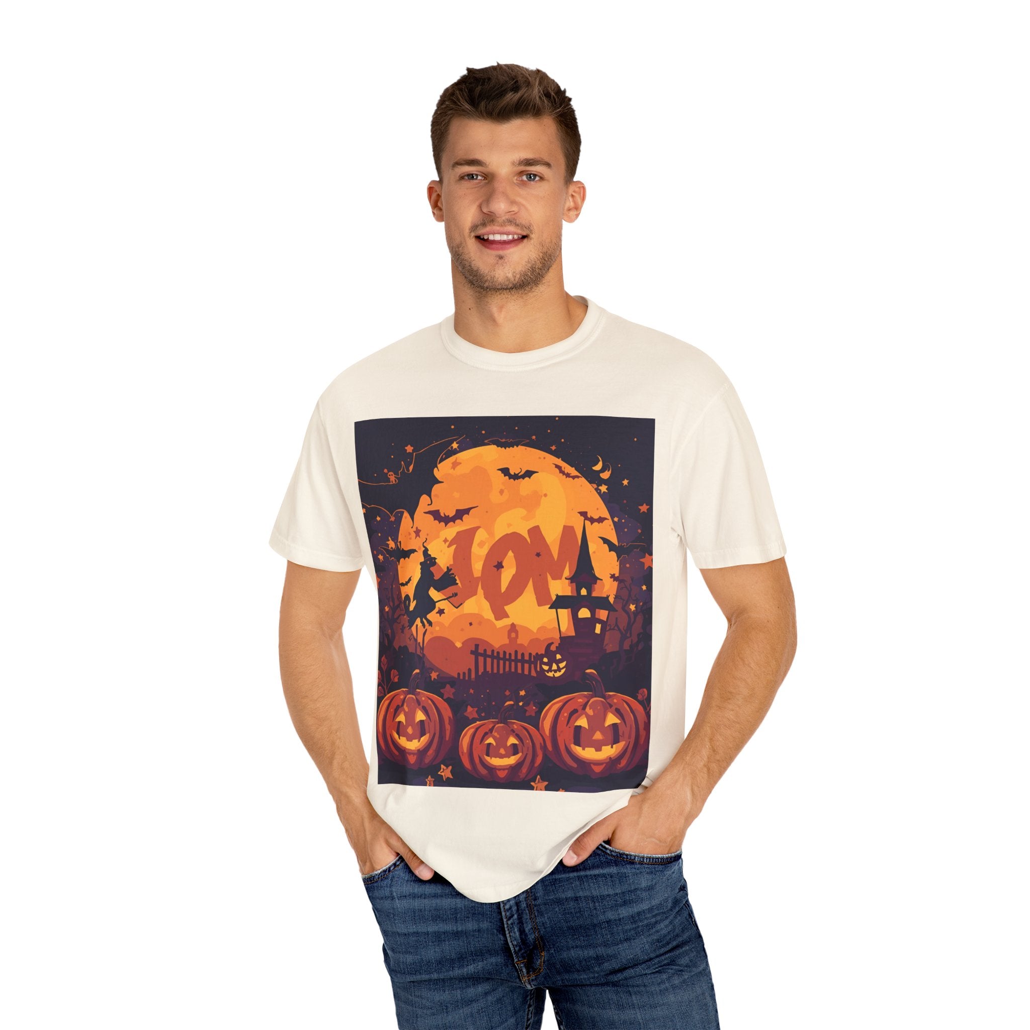 Halloween Pumpkin Graphic Tee, Unisex T-shirt, Spooky Shirt, Pumpkin Shirt, Fall Fashion, Halloween Costume, Autumn Apparel