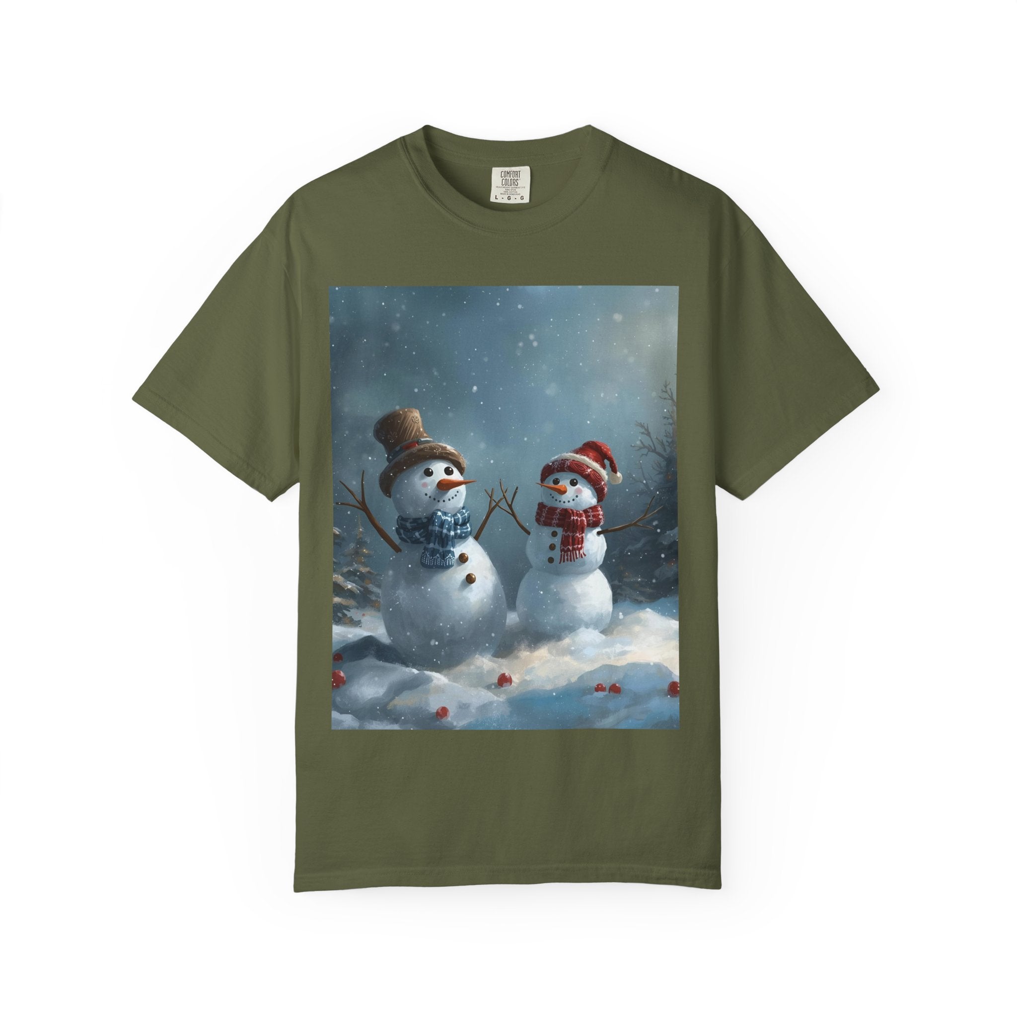 Christmas Winter Wonderland Snowman T-Shirt | Cozy Holiday Tee, Christmas Gift, Unisex Apparel, Seasonal Fashion, Winter Vibes