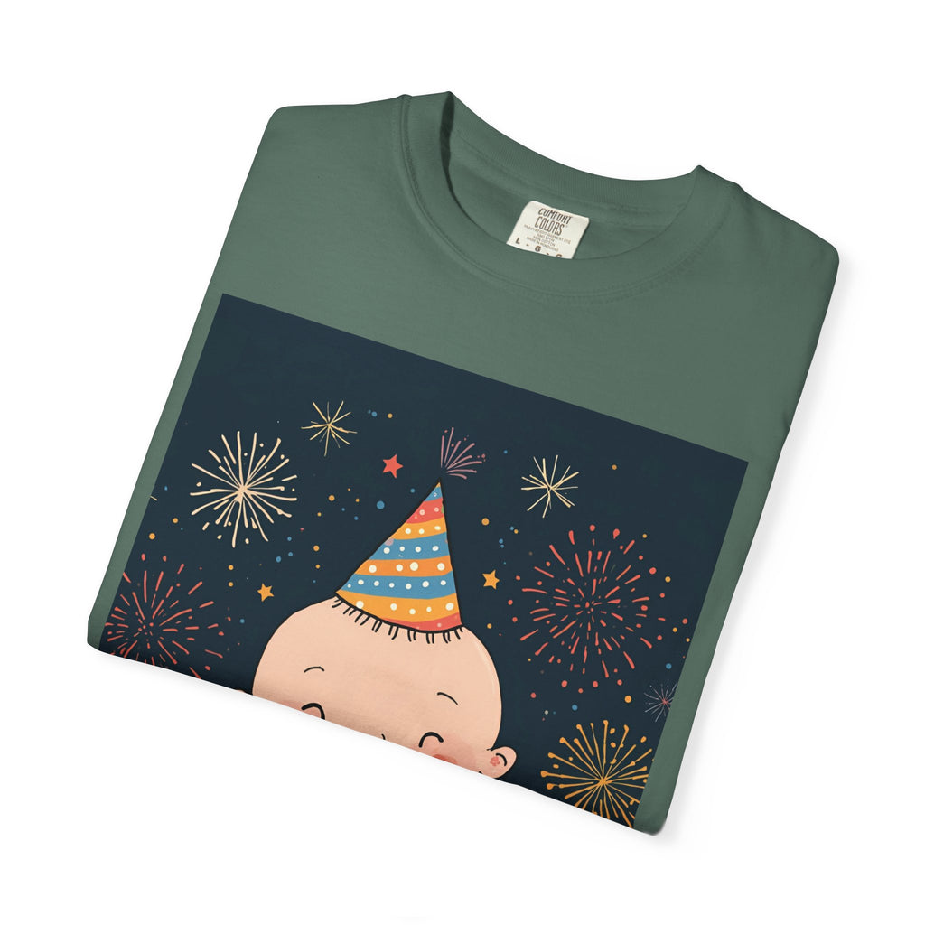 New Year's Baby T-Shirt, Unisex Celebration Tee, Funny New Year Party Shirt, Cute Baby Gift, Holiday Humor Apparel