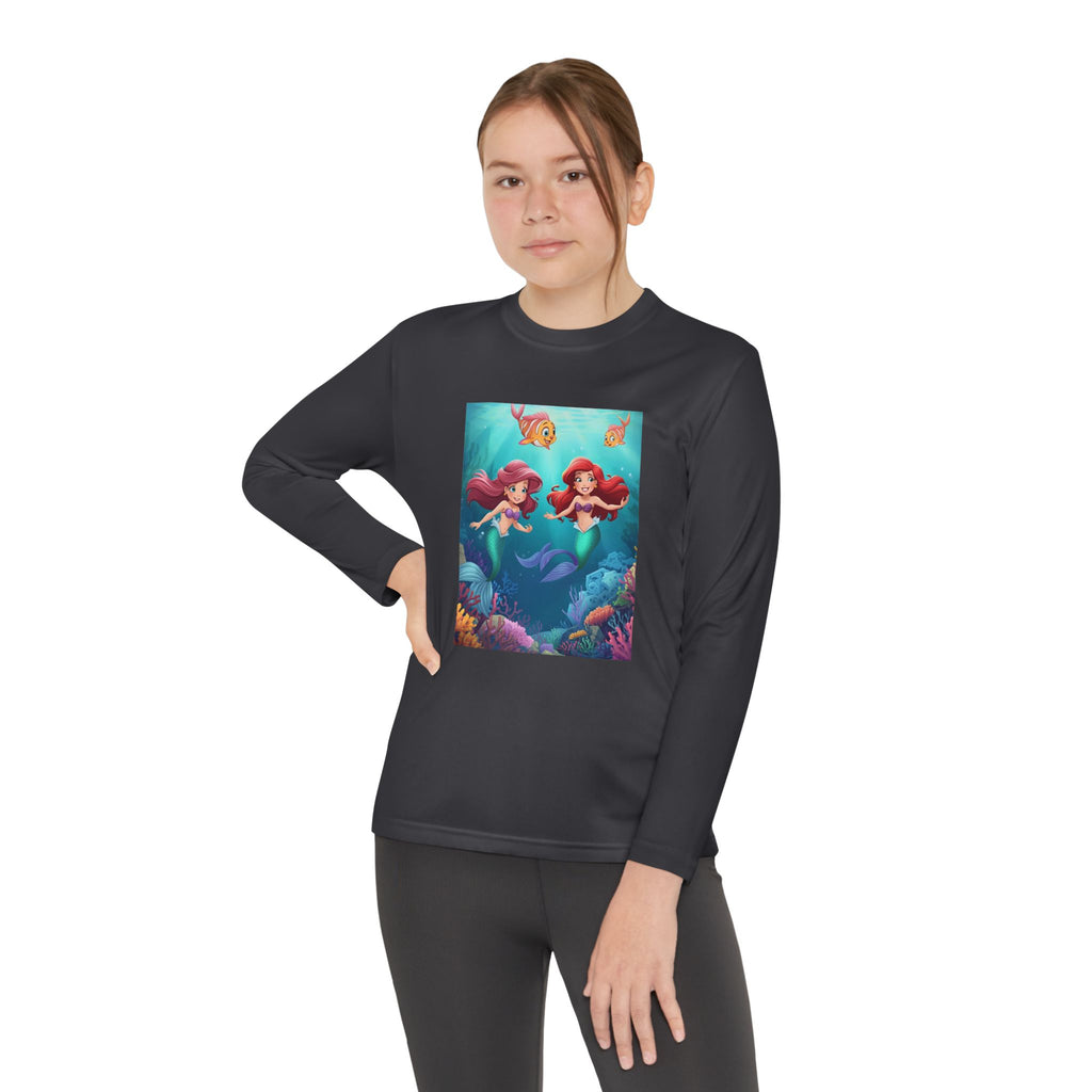 Mermaid Youth Long Sleeve Competitor Tee