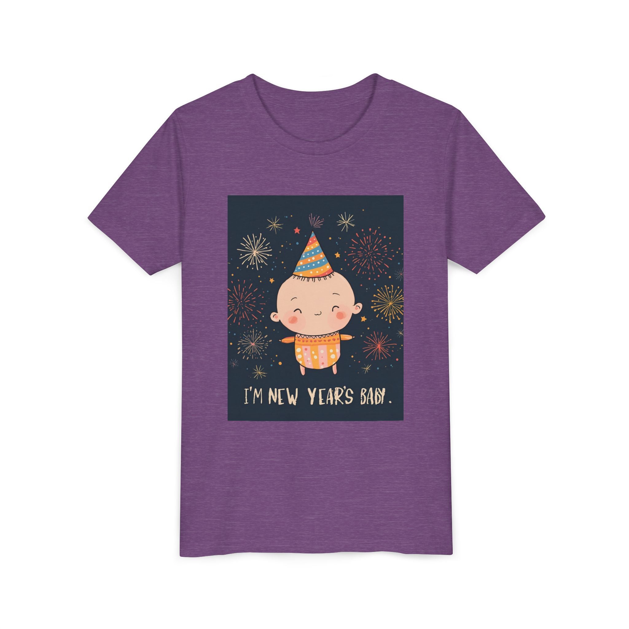 I Am A New Years Baby Youth Short Sleeve Tee
