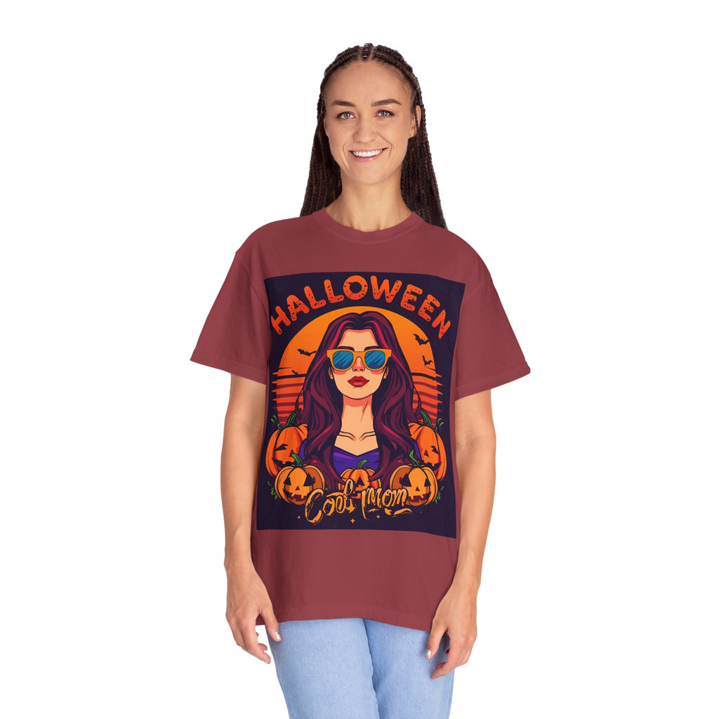 Halloween Cool Mom Unisex T-Shirt, Spooky Season Tee, Family Gathering Outfit, Fall Festival Wear, Gift for Moms