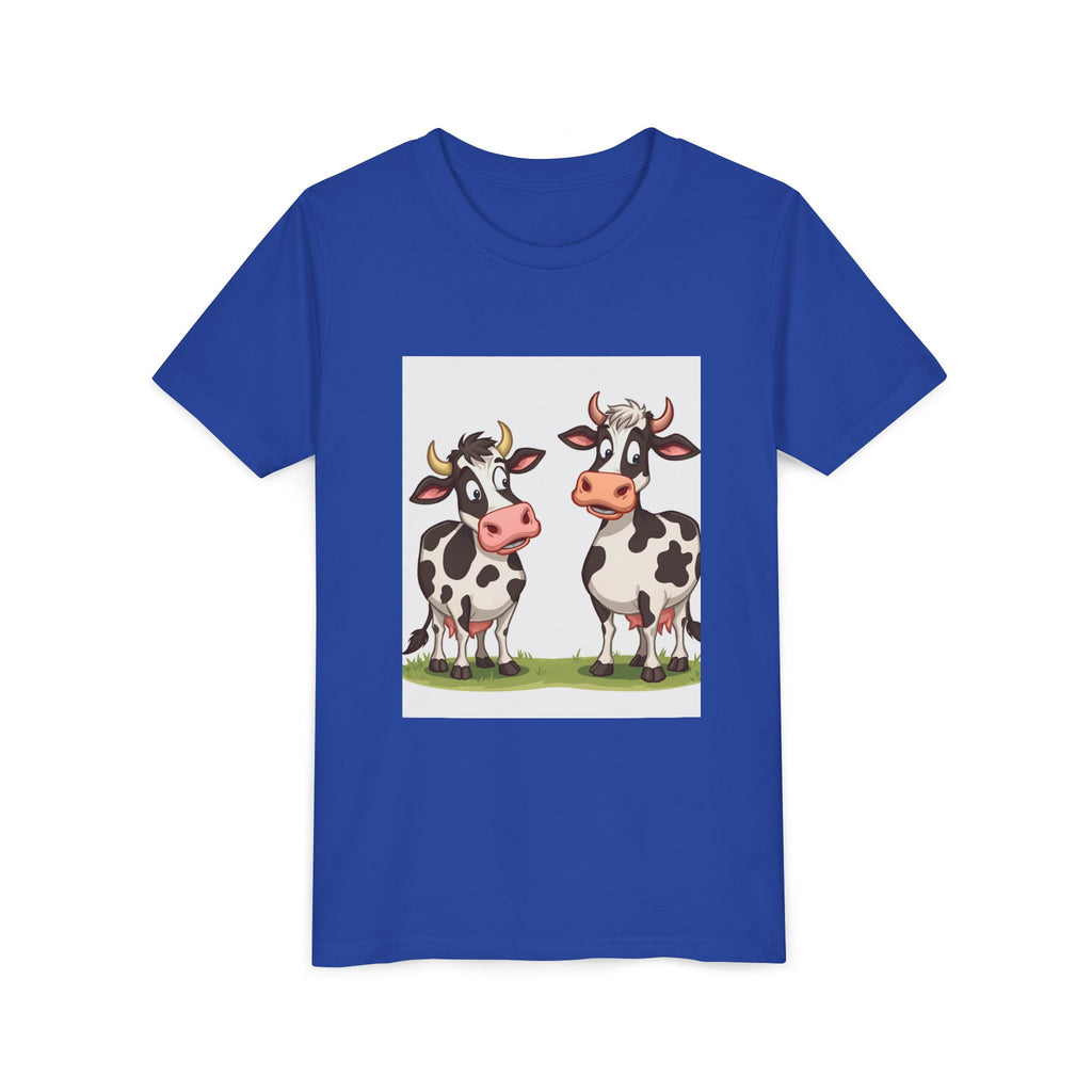 Cute Cows Youth Short Sleeve Tee