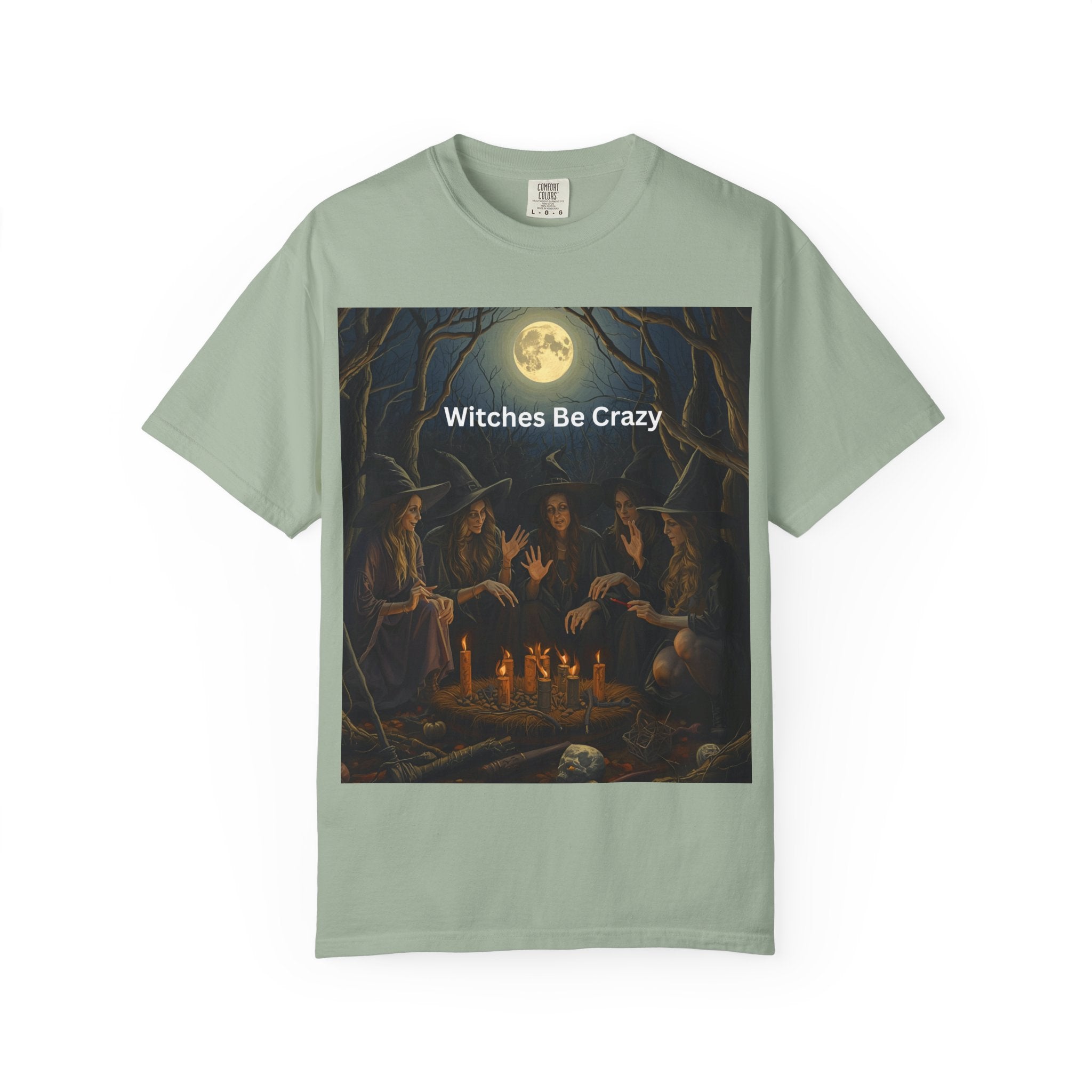 Spooky Halloween Witches Be Crazy T-Shirt, Unisex Witch T-shirt, Spooky Halloween Tee, Casual Graphic Shirt, Perfect for Witches, Gift for Witch Friends
