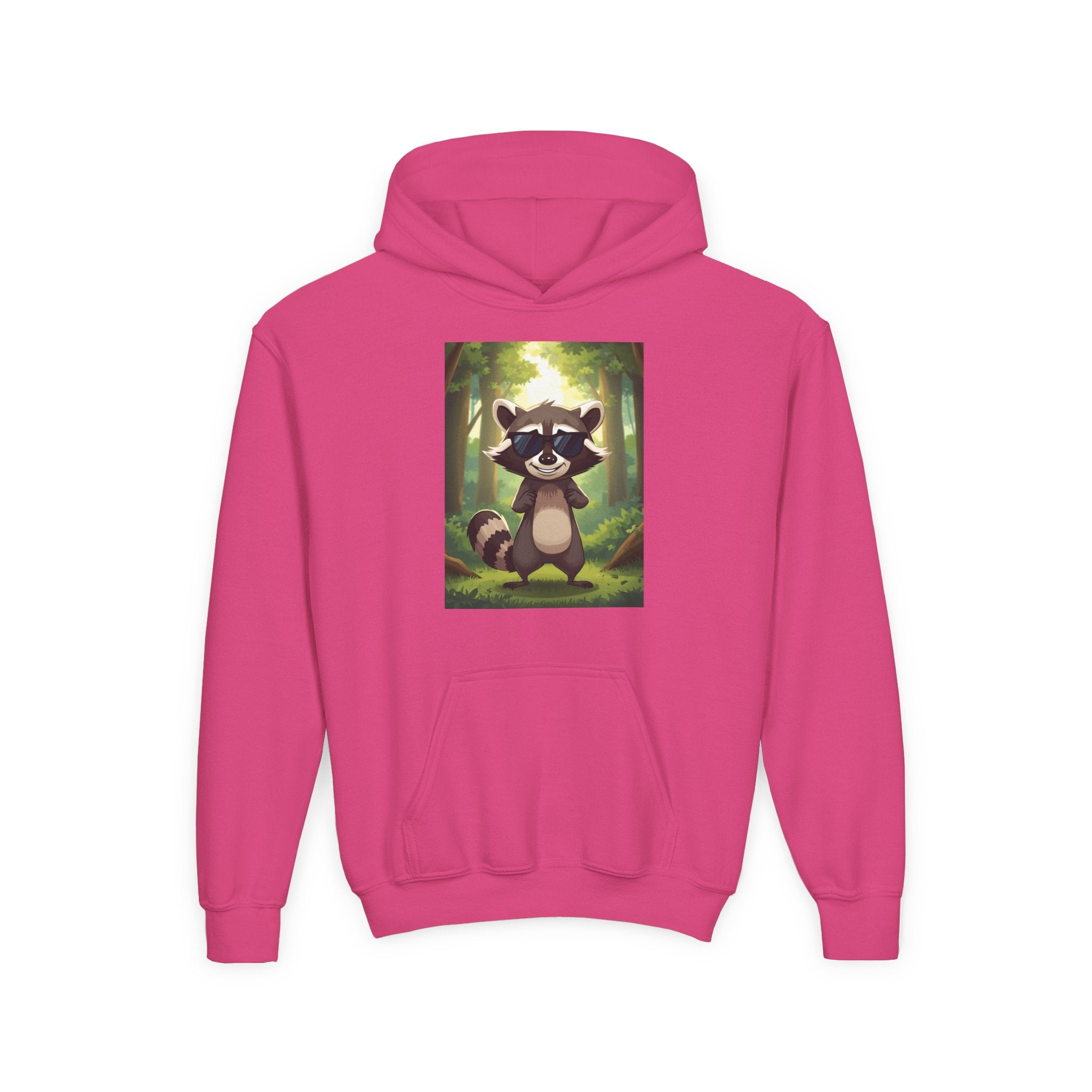 Raccoon Youth Heavy Blend Hooded Sweatshirt