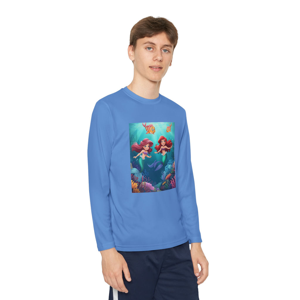 Mermaid Youth Long Sleeve Competitor Tee