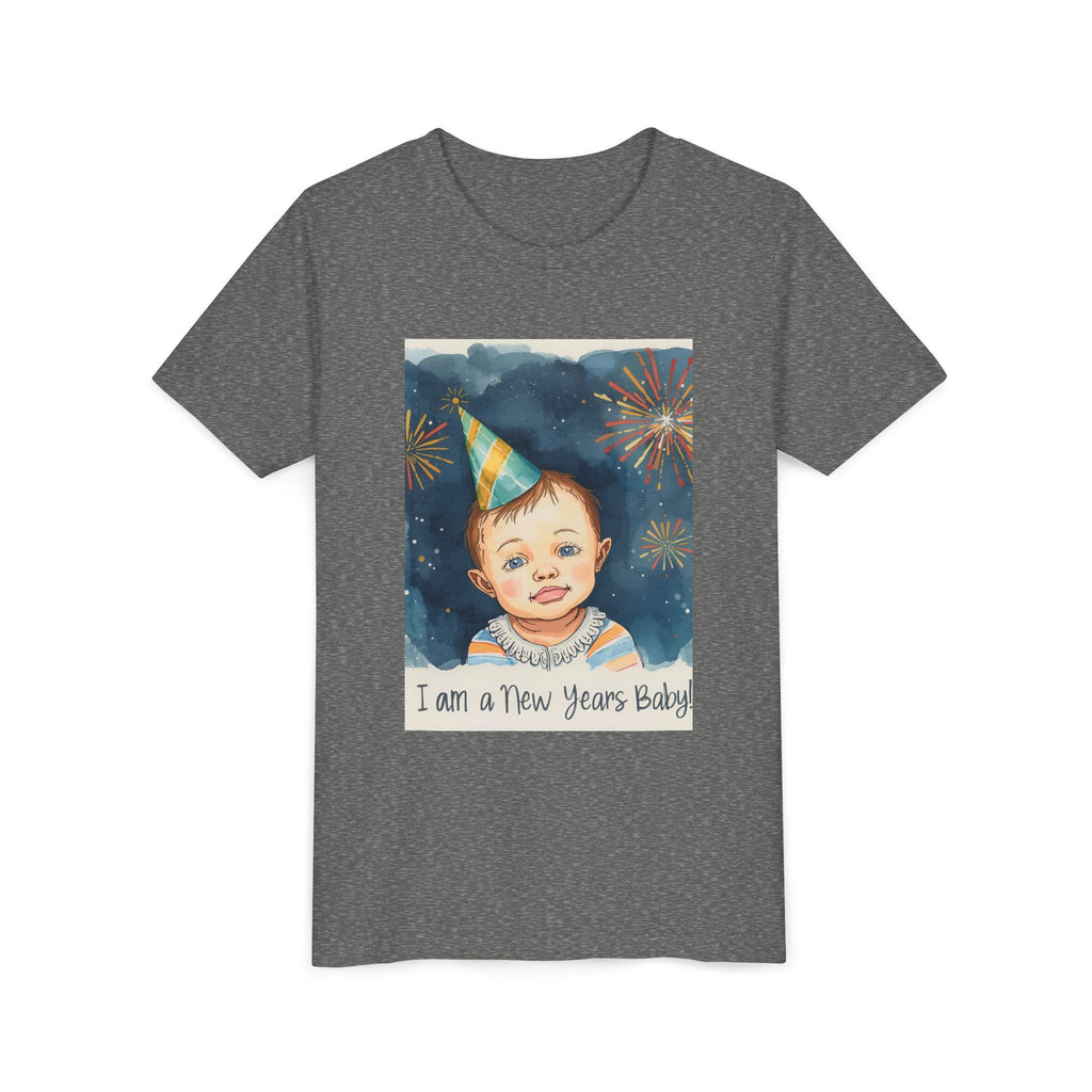I Am A New Years Baby Youth Short Sleeve Tee