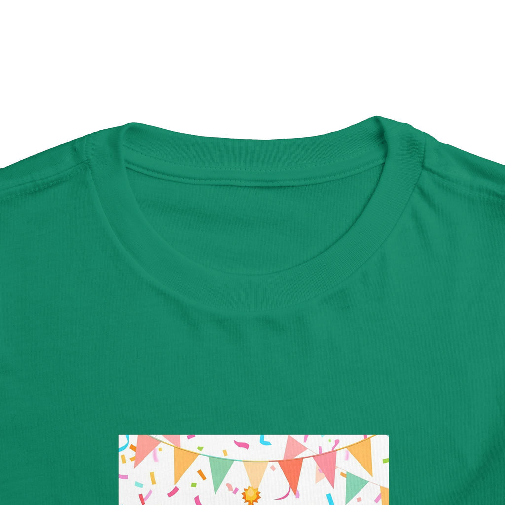 Party Animal With Squirl Toddler Short Sleeve Tee