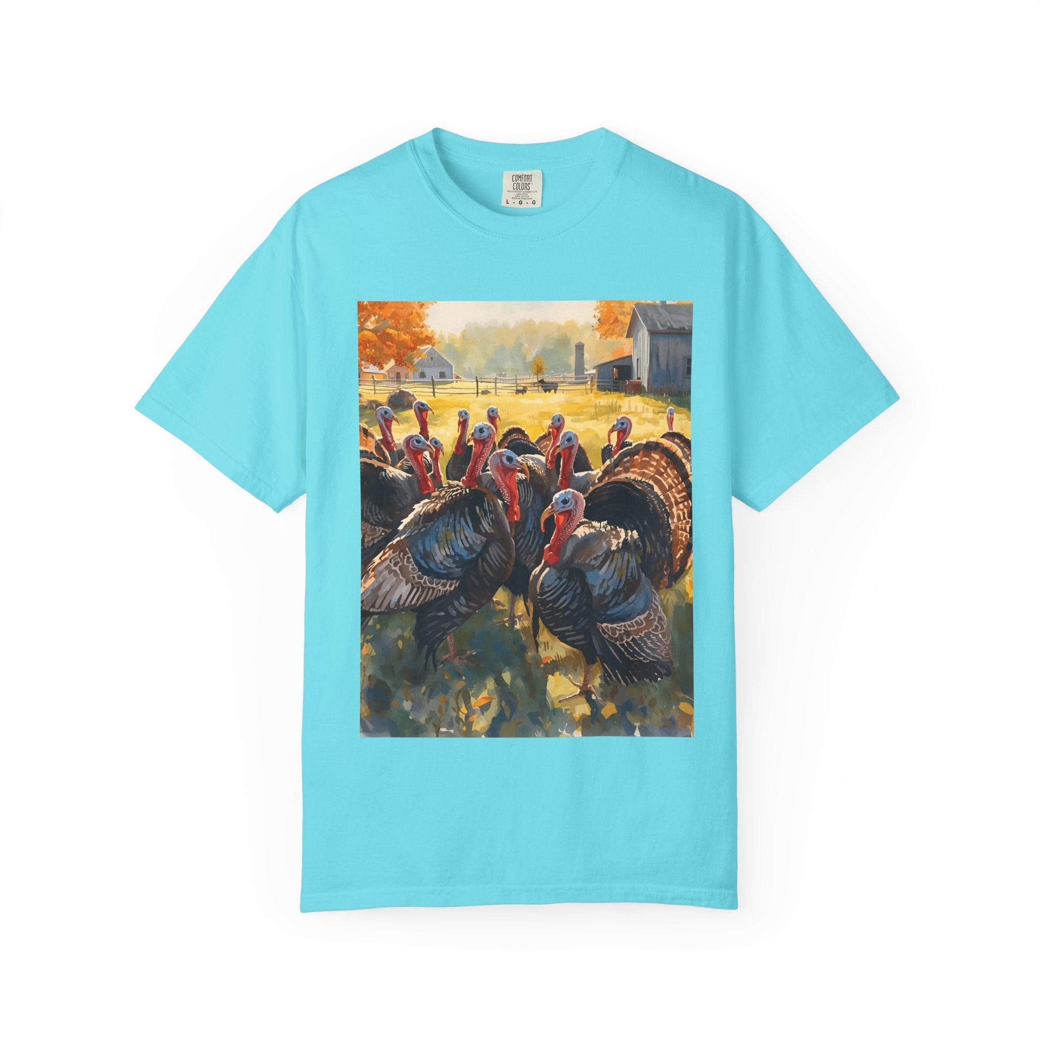 Thanksgiving Turkey T-Shirt, Unisex Holiday Shirt, Fall Apparel, Cozy Gift, Autumn Fashion