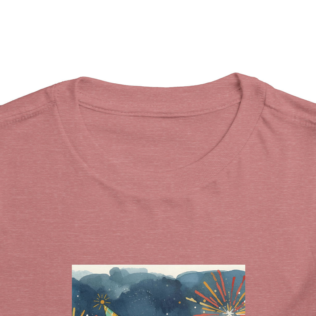 I Am A New Years Baby Toddler Short Sleeve Tee