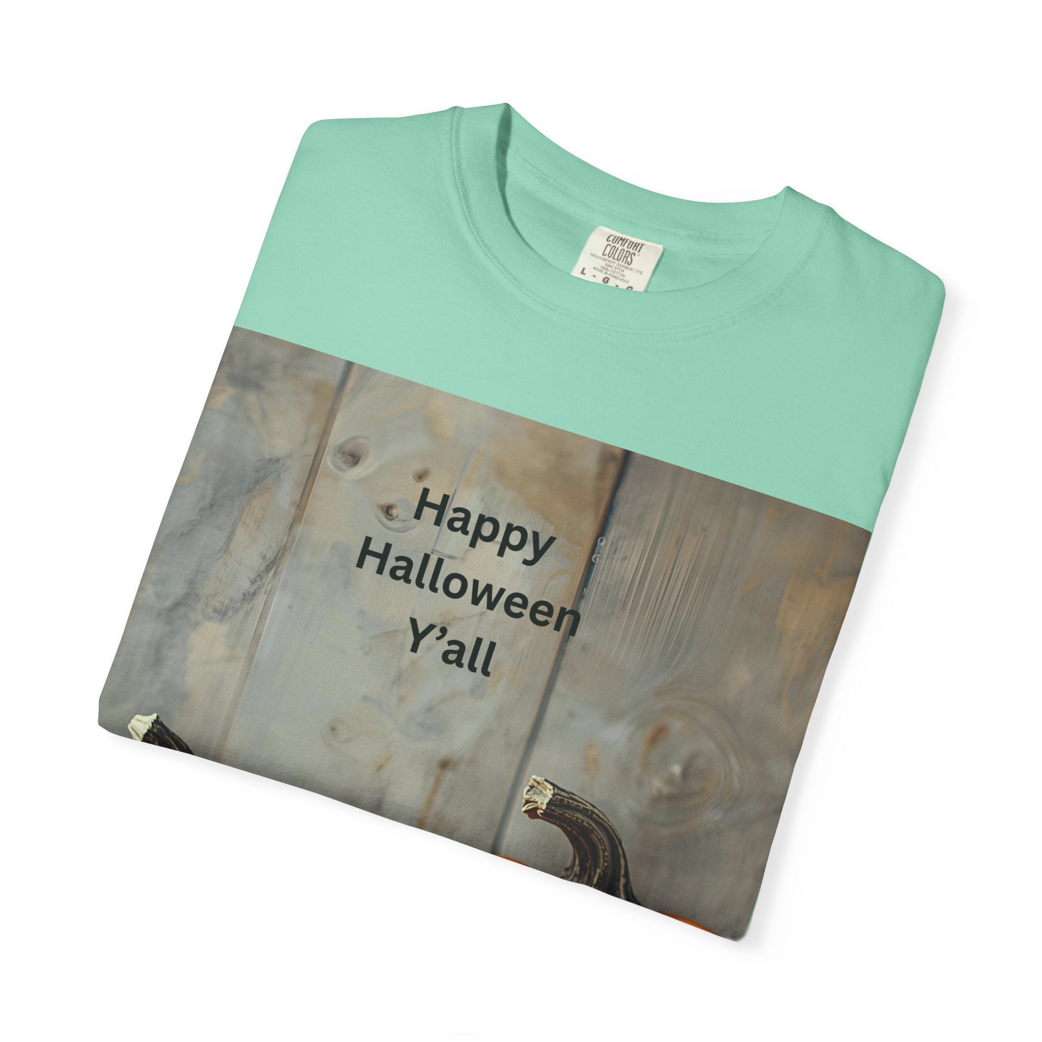 Happy Halloween Y'all T-Shirt | Cozy Fall Tee, Pumpkin Shirt, Unisex Halloween Apparel, October Gift, Casual Wear