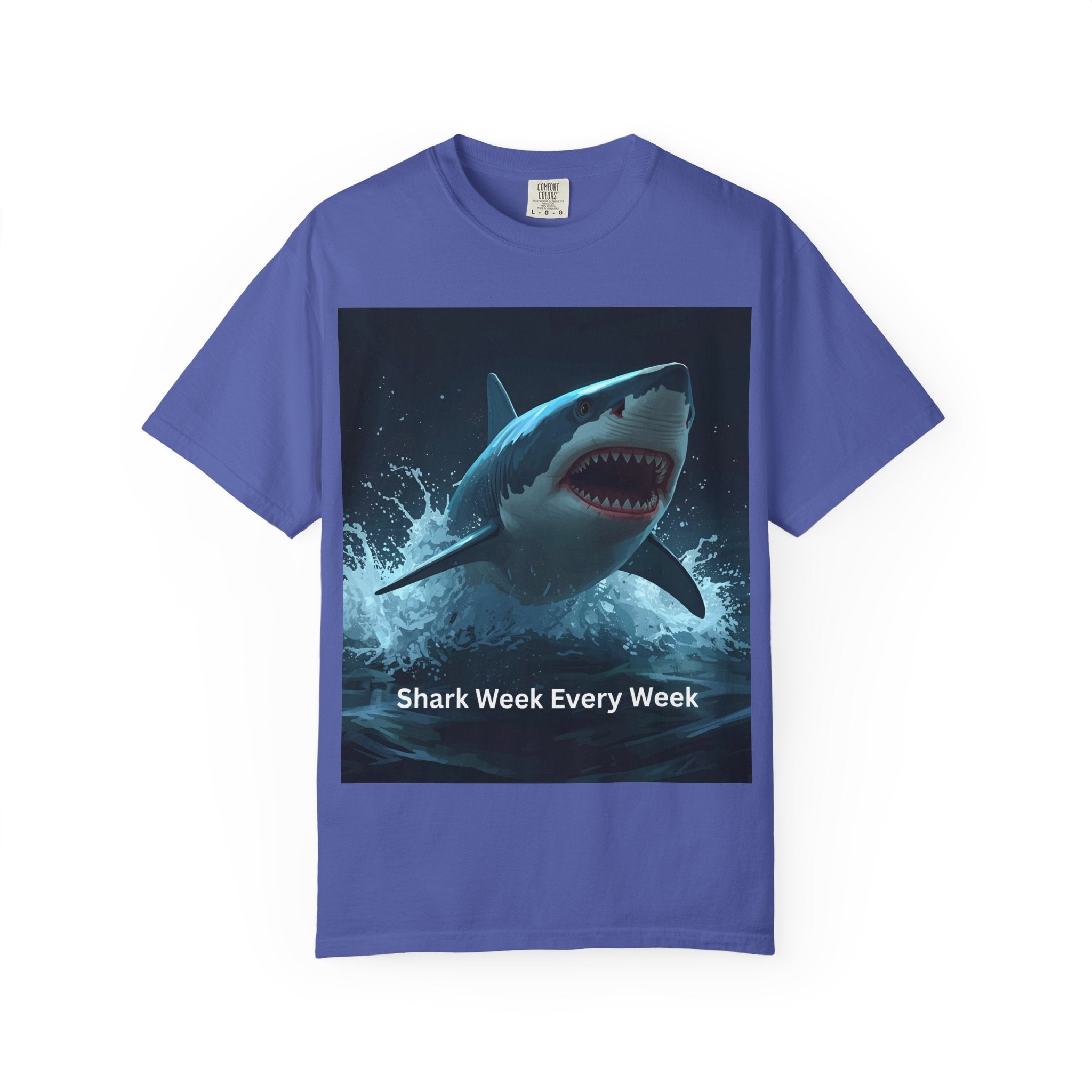 Shark Week Unisex T-Shirt | Fun Ocean Lover Tee, Summer Beachwear, Gift for Shark Fans, Party Outfit, Ocean Conservation Awareness