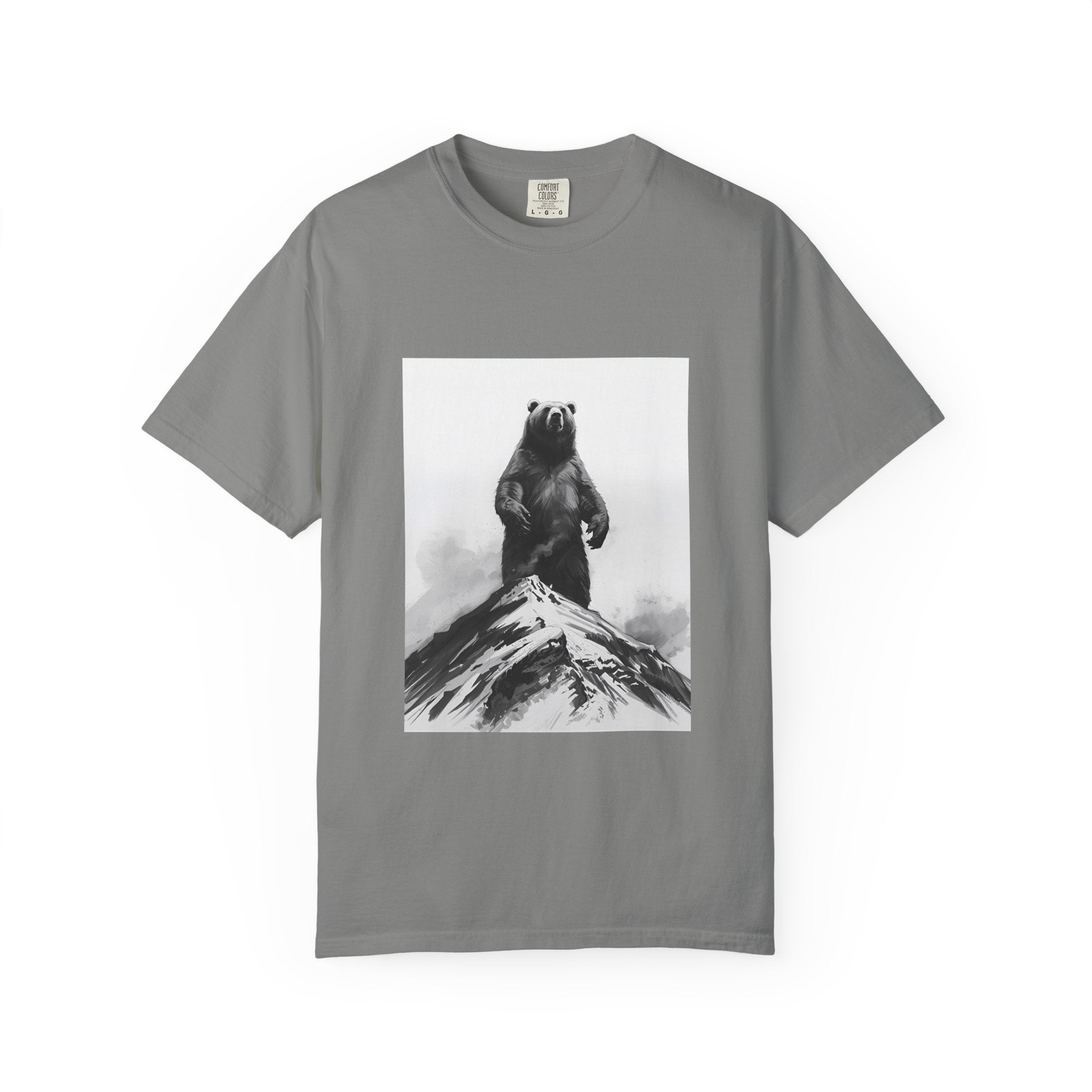 Bear Mountain Snow Unisex Garment-Dyed T-shirt