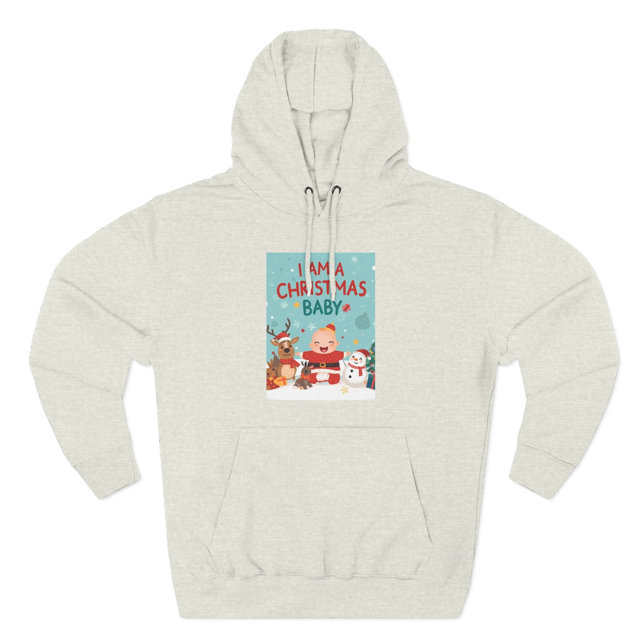 Chrstmas Three-Panel Fleece Hoodie