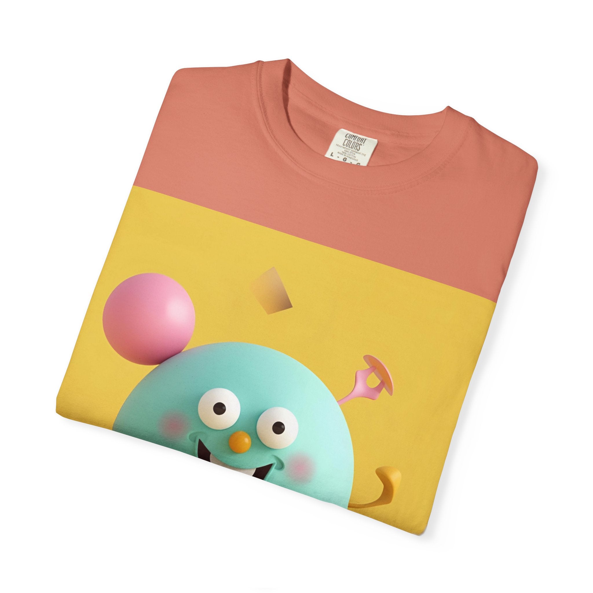 Playful Colorful Cartoon T-Shirt for Fun-Loving Souls, Graphic Tee, Gift for Kids & Adults, Birthday Party Outfit, Casual Wear, Housewarming Gift