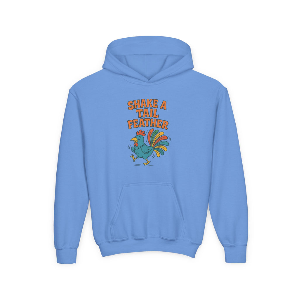 Shake A Tail Feather Youth Heavy Blend Hooded Sweatshirt