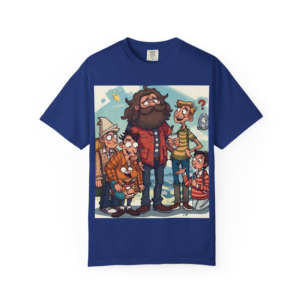 Charming Cartoon Graphic Tee, Fun Unisex T-shirt for Casual Wear, Unique Gift Ideas for Holidays, Family Gatherings, Cartoon Lovers, [...]