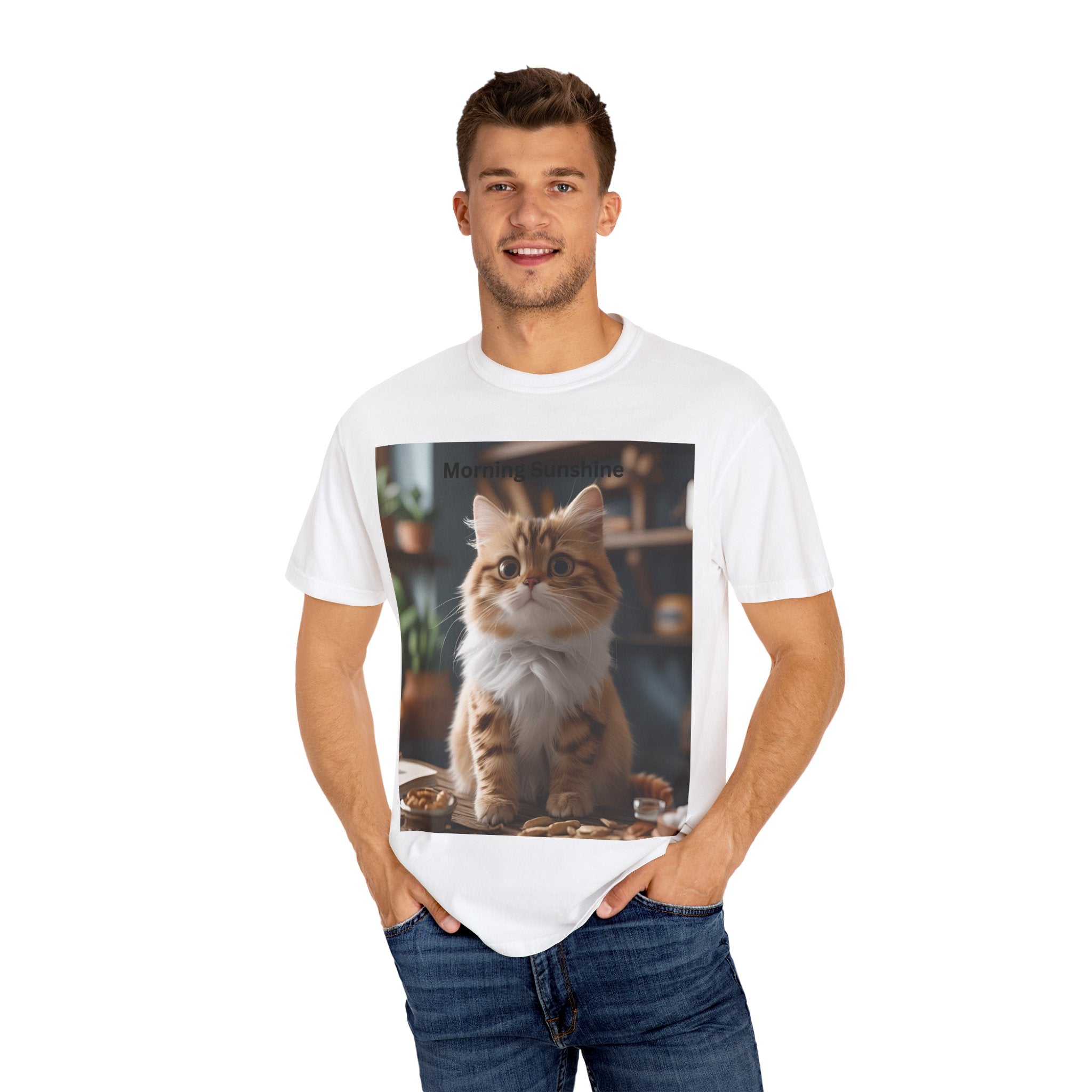 Cute Cat Lover T-Shirt, Unisex Tee, Animal Tee, Gift for Cat Owners, Cute Cat Shirt, Casual Wear, Pet Lover Gift