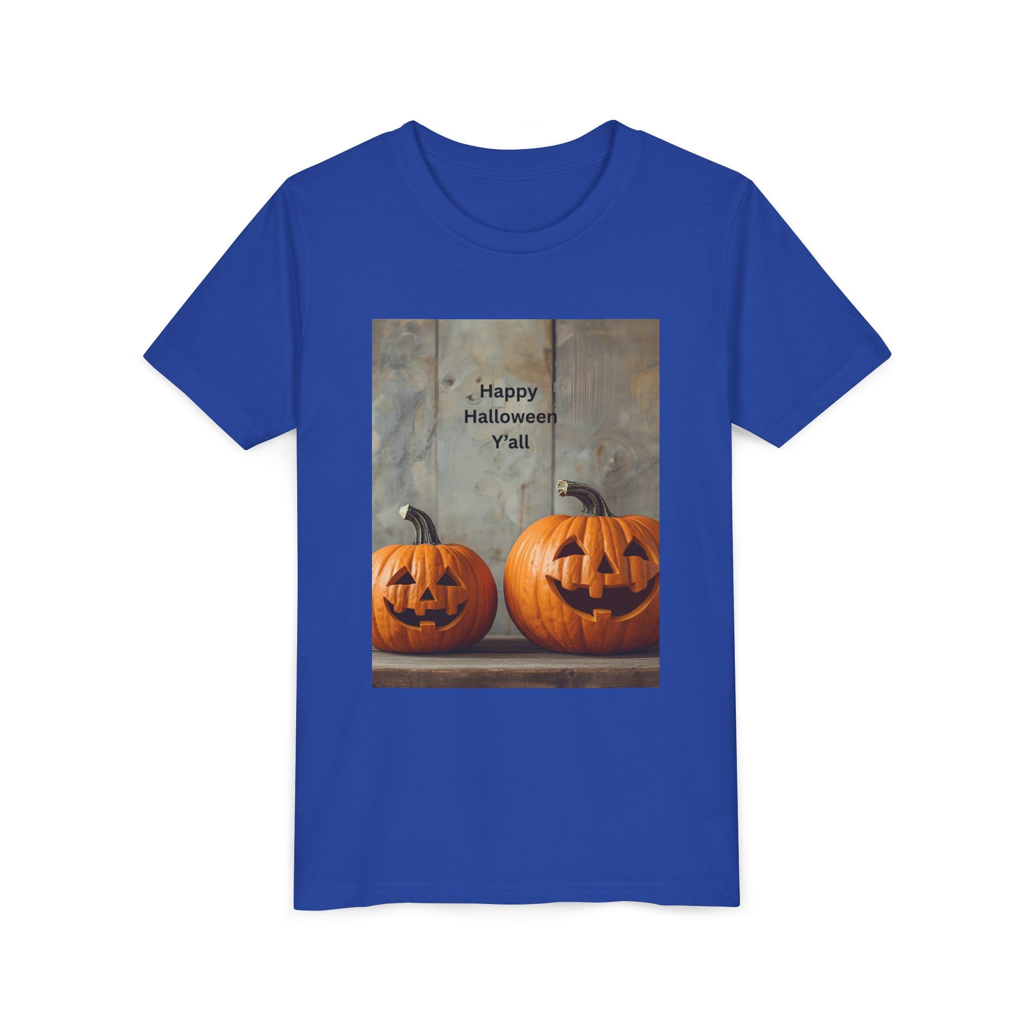 Halloween Pumpkin Youth Tee, Spooky Kids Shirt, Pumpkin Graphic Tee, Fall Celebration Gift, Trick or Treat Outfit