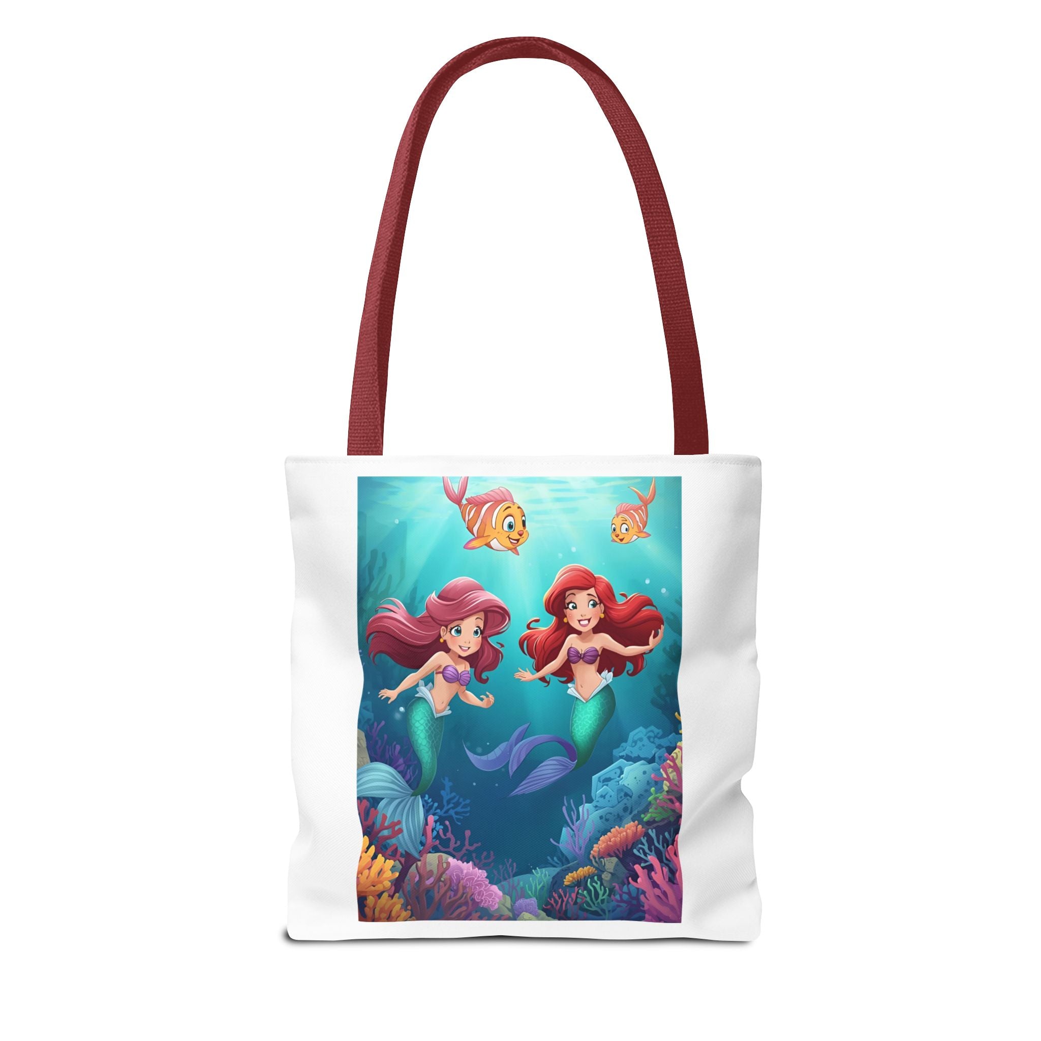 Whimsical Mermaid Tote Bag, Ocean Adventure, Beach Day Essential, Gift for Sea Lovers, Cute Shopping Bag, Summer Vibes
