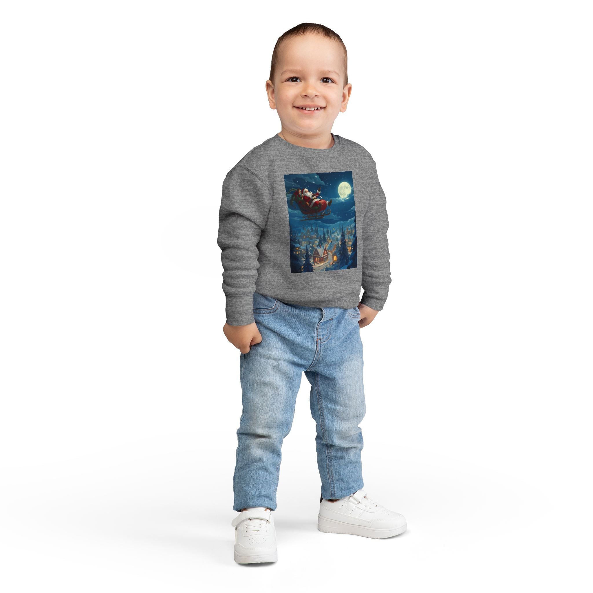 Santa Christmas Toddler Sweatshirt