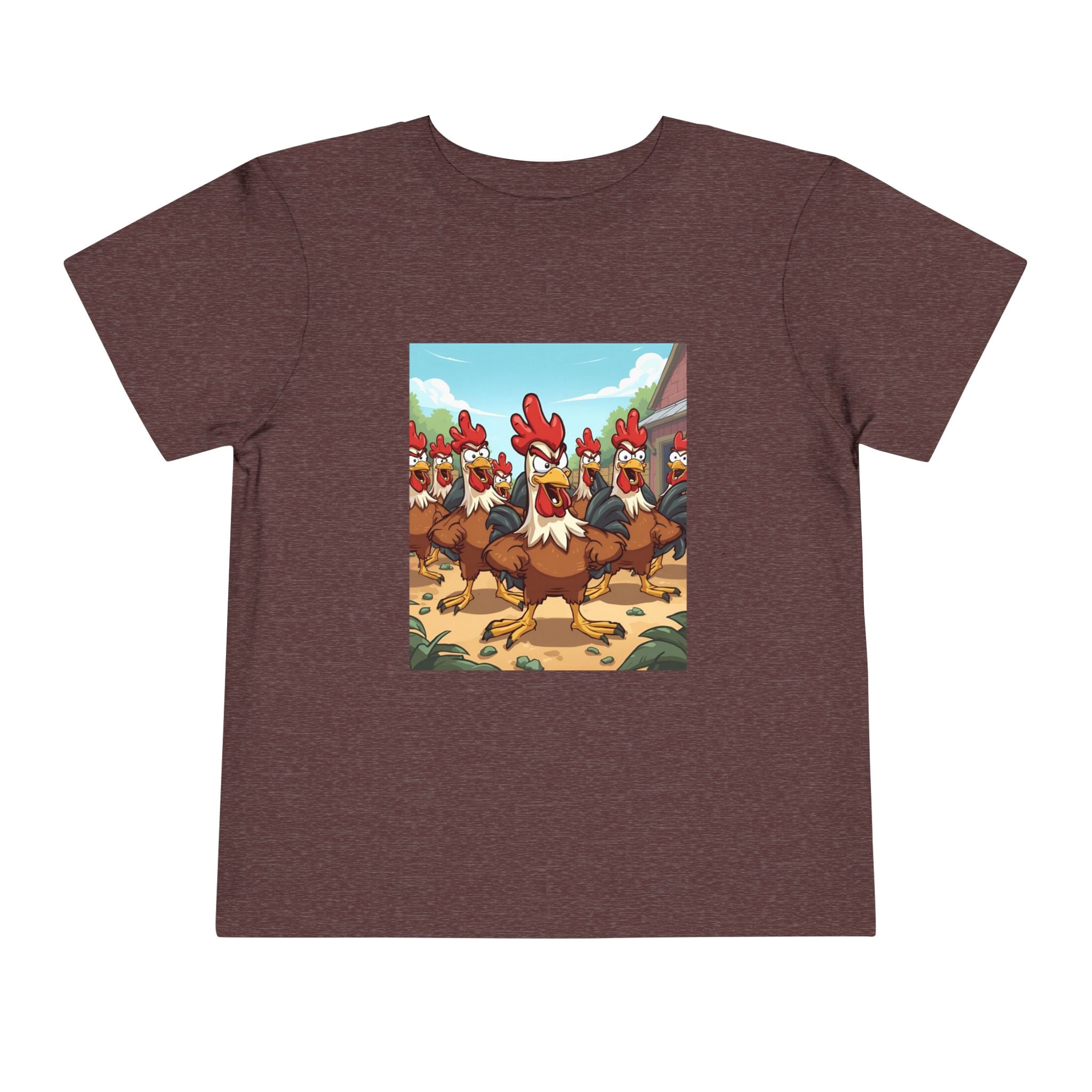Chicken Funny Toddler Short Sleeve Tee