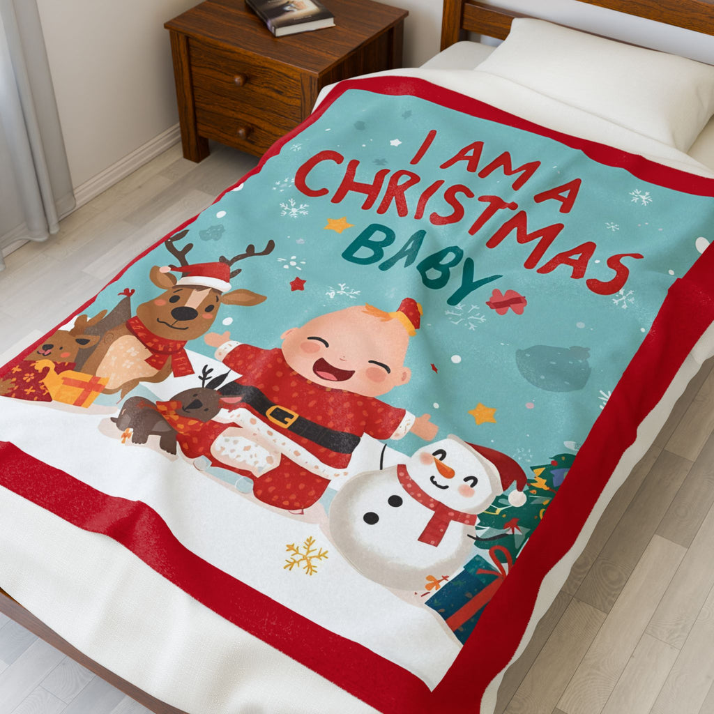 Christmas Velveteen Plush Blanket