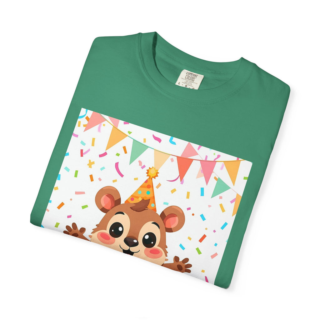 Adorable Party Animal Squirl T-Shirt - Birthday Gift, Unisex Tee, Celebration Apparel, Cute Animal Print, Fun Gift Idea