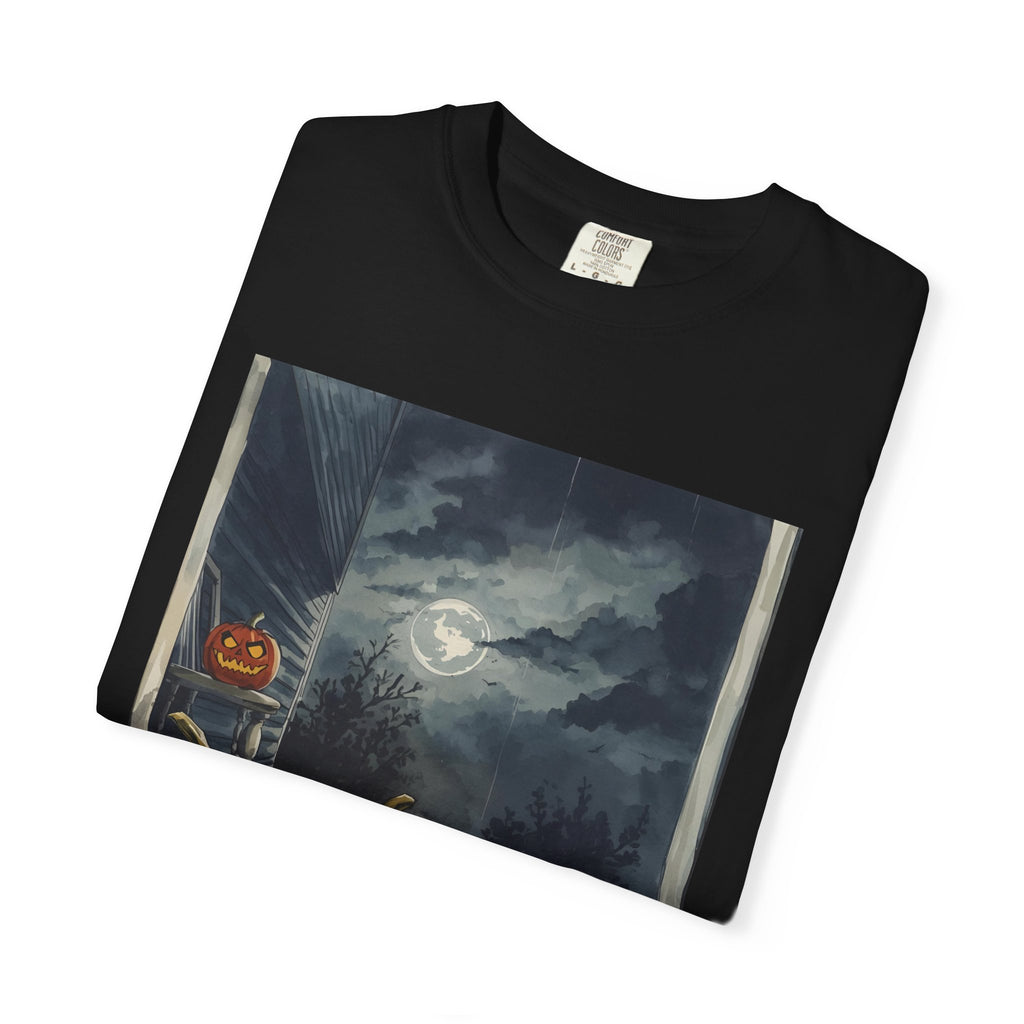 Halloween Pumpkin Scary T-shirt - Perfect for Fall Celebrations, Trick or Treat, Autumn Fashion, Costume Party, Spooky Vibes