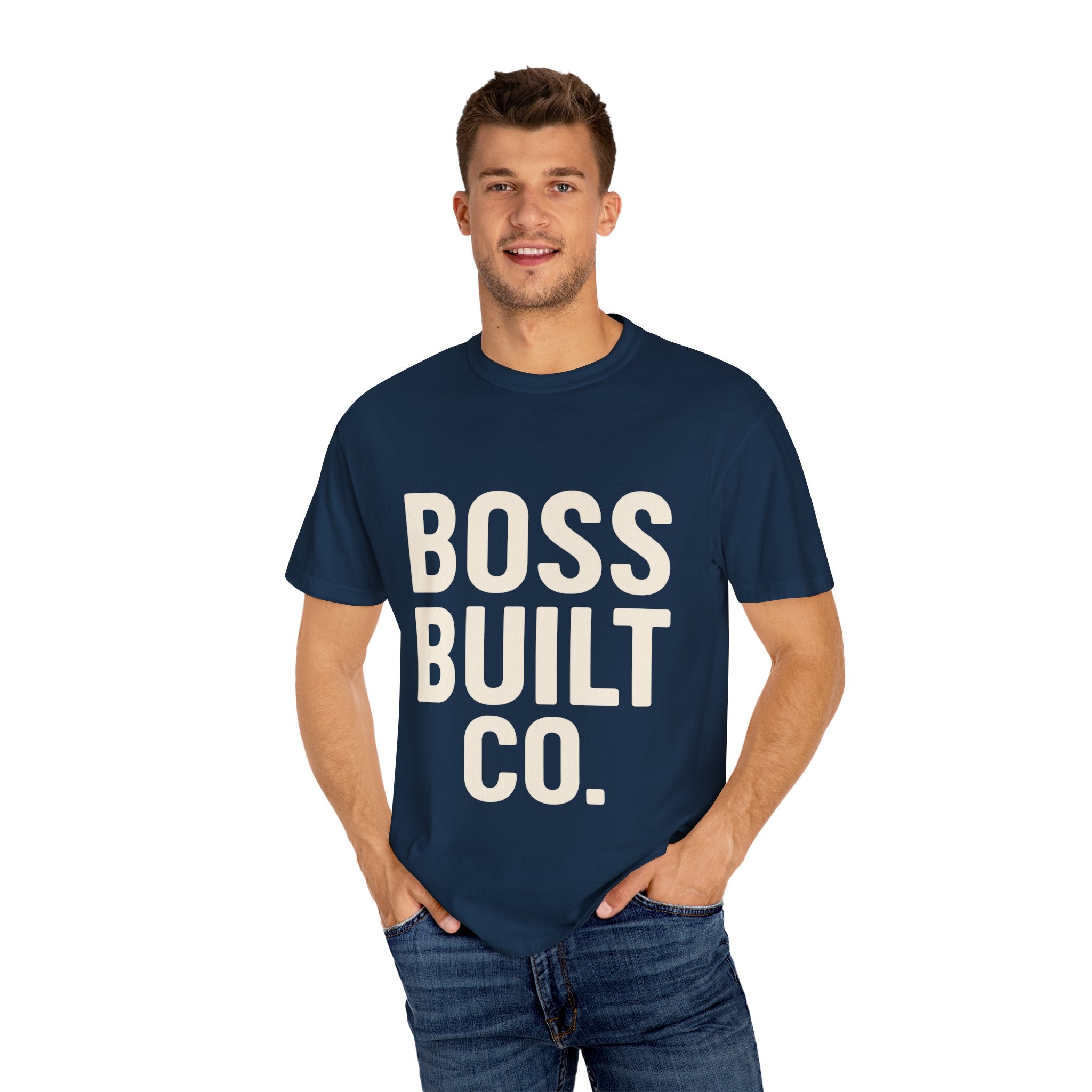 Boss Built Co. Graphic T-Shirt — Bold Logo Tee for Entrepreneurs & Makers
