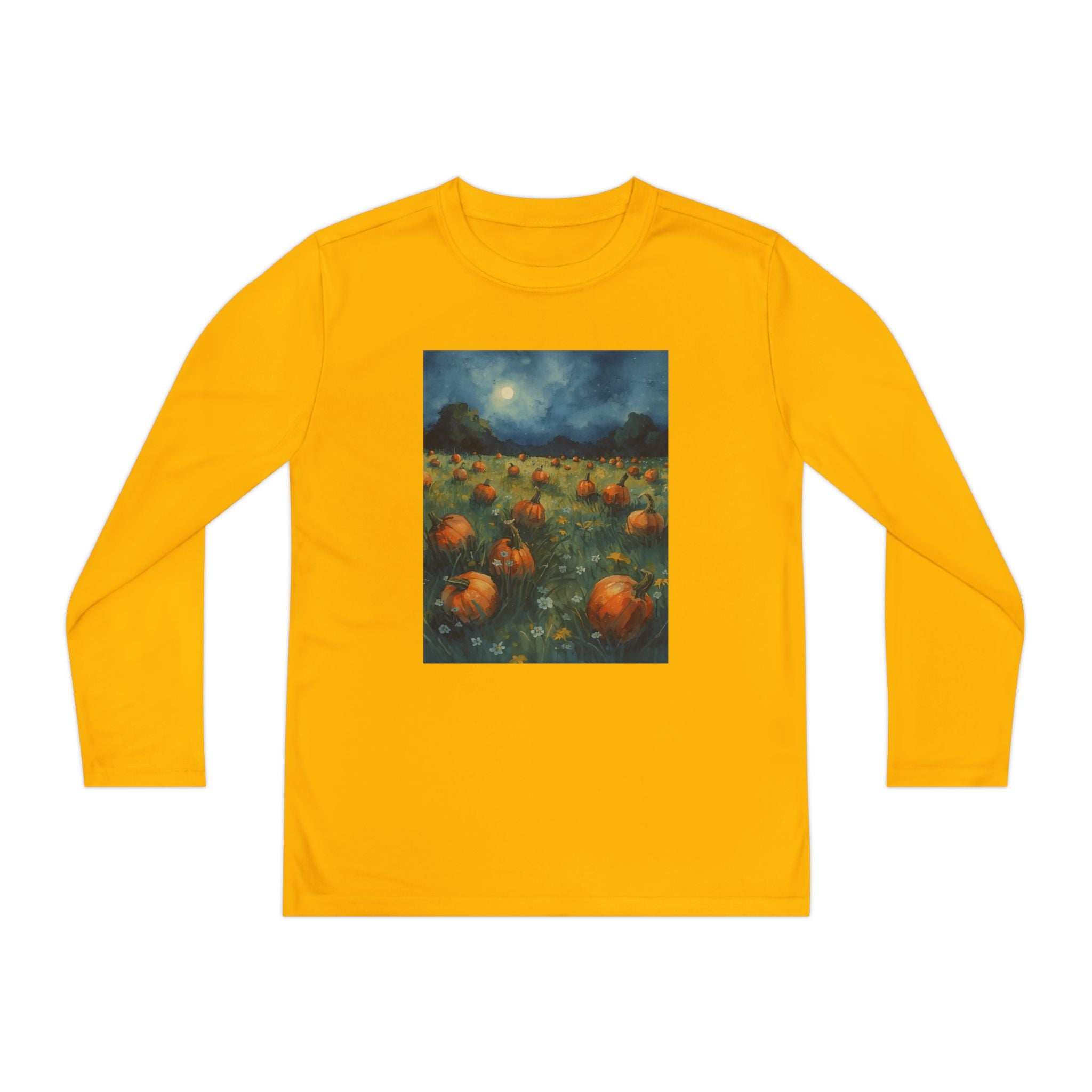 Youth Pumpkin Patch Long Sleeve Tee, Fall Fashion, Kids Apparel, Halloween Outfit, Pumpkin Lovers Gift, Cozy Autumn Shirt