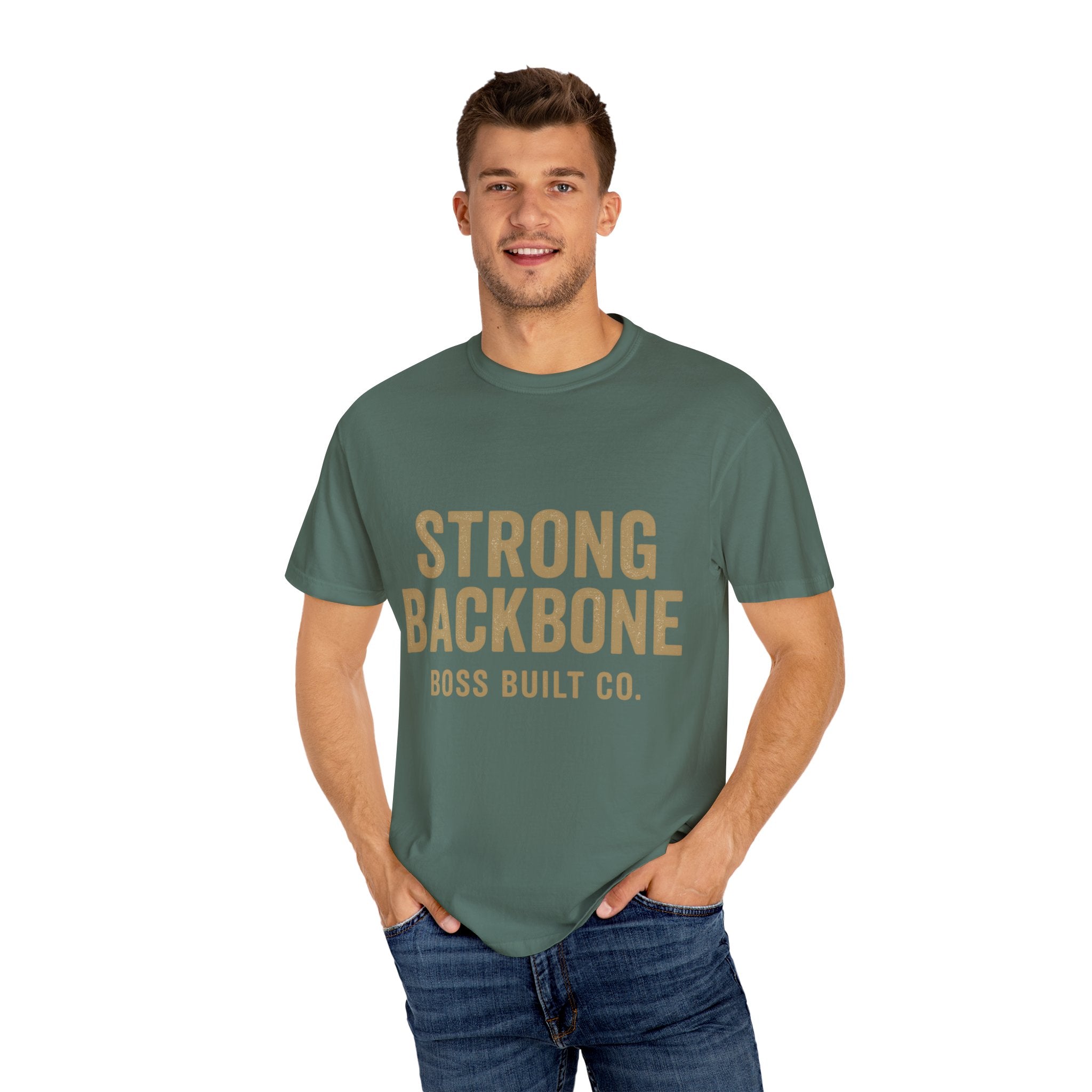 Strong Backbone T-Shirt — Boss Built Co. Graphic Tee