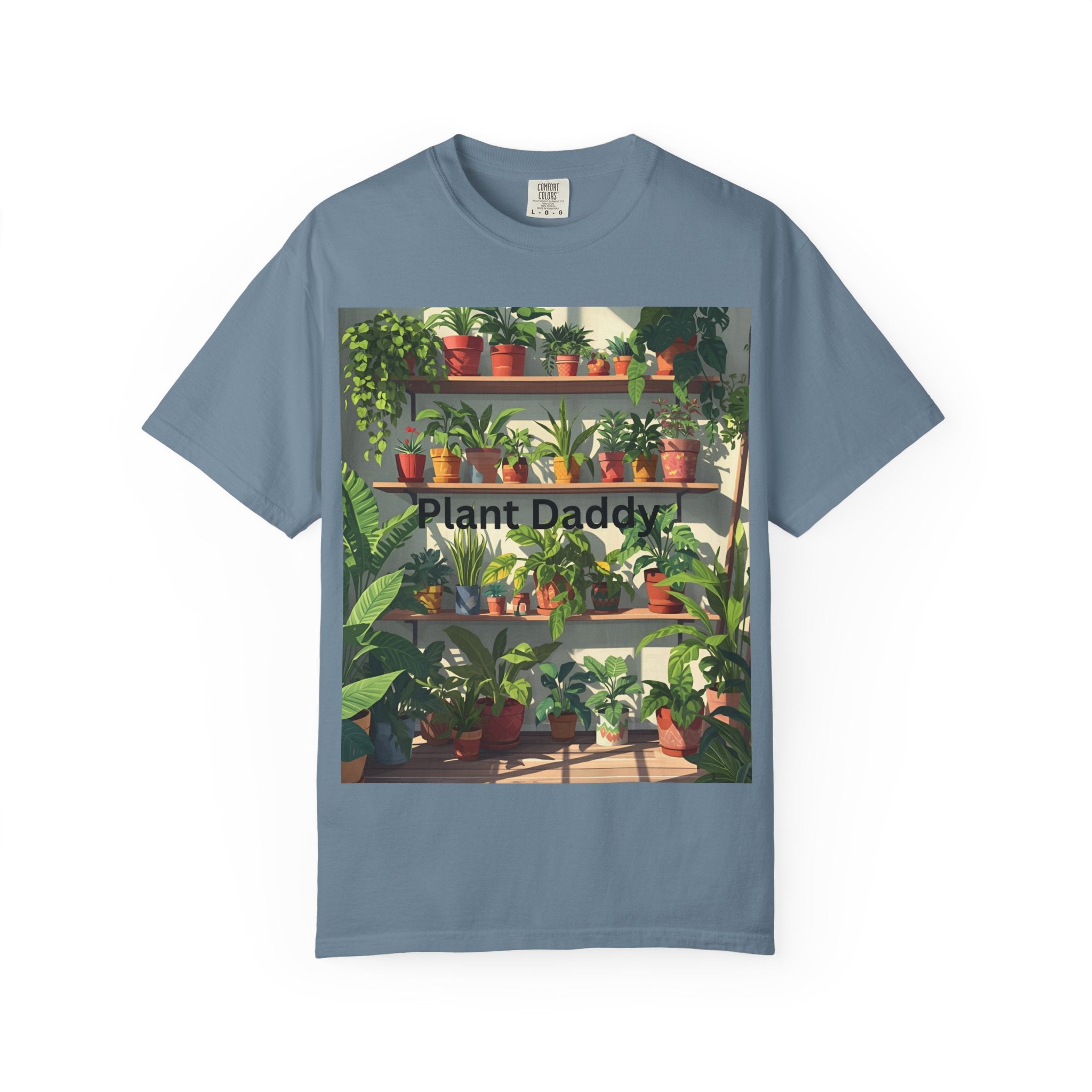Plant Daddy Unisex Garment-Dyed T-Shirt, Indoor Gardening Shirt, Plant Lover Gift, Eco-Friendly Tee, Green Thumb Apparel