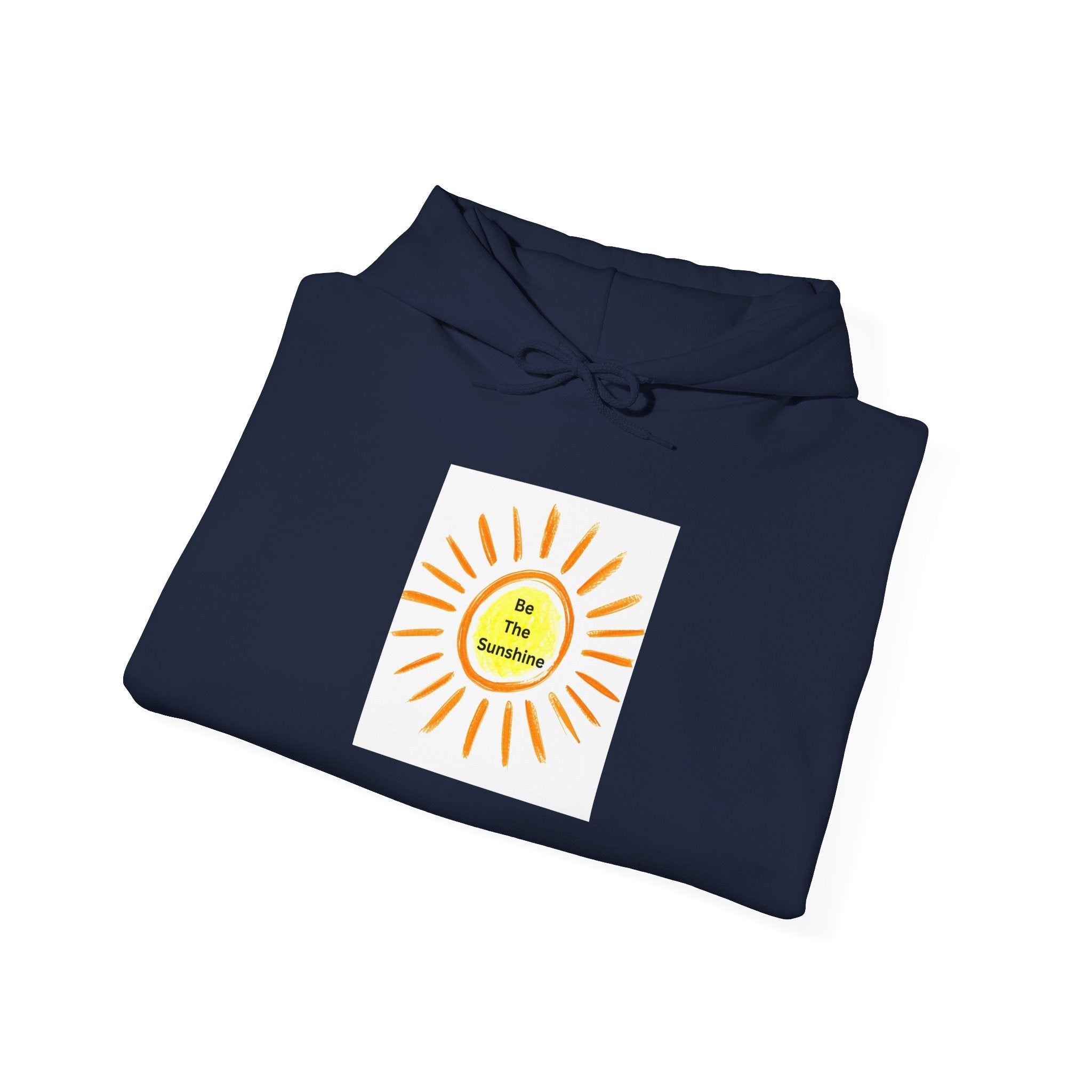 Be The Sunshine Smiley Sun Graphic Hoodie - Cozy, Unisex Sweatshirt for Summer, Festivals, Birthdays, Gifts, Stylish Apparel