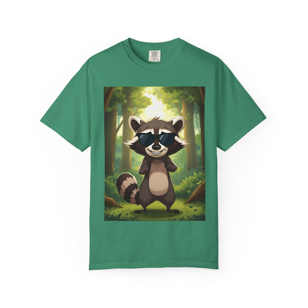 Whimsical Raccoon T-Shirt, Fun Nature Tee, Unisex Forest Shirt, Gift for Animal Lovers, Cute Wildlife Apparel