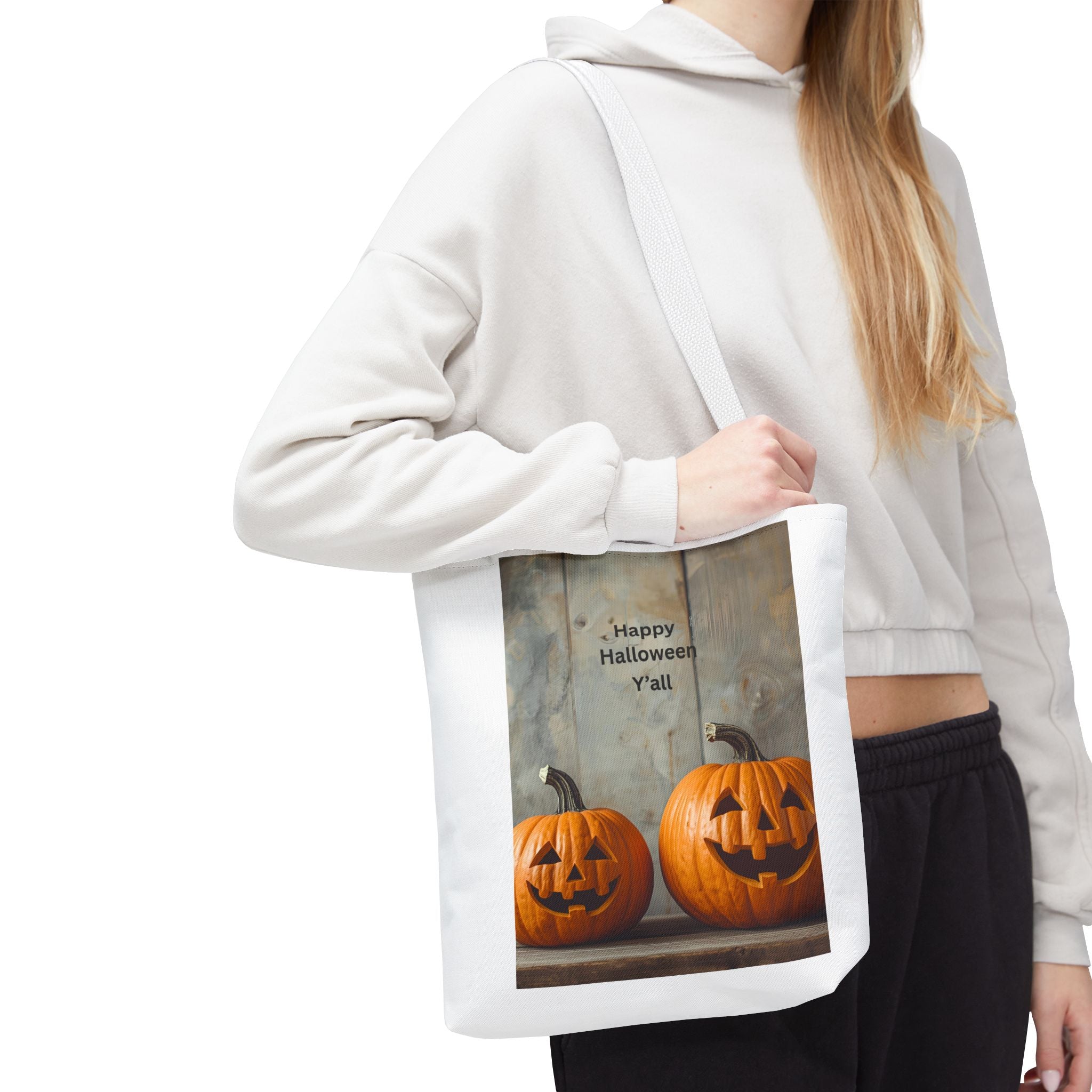 Halloween Pumpkin Tote Bag, Perfect for Fall Celebrations, Trick or Treating, Seasonal Gifts, Cute Halloween Decor, Eco-Friendly Carryall