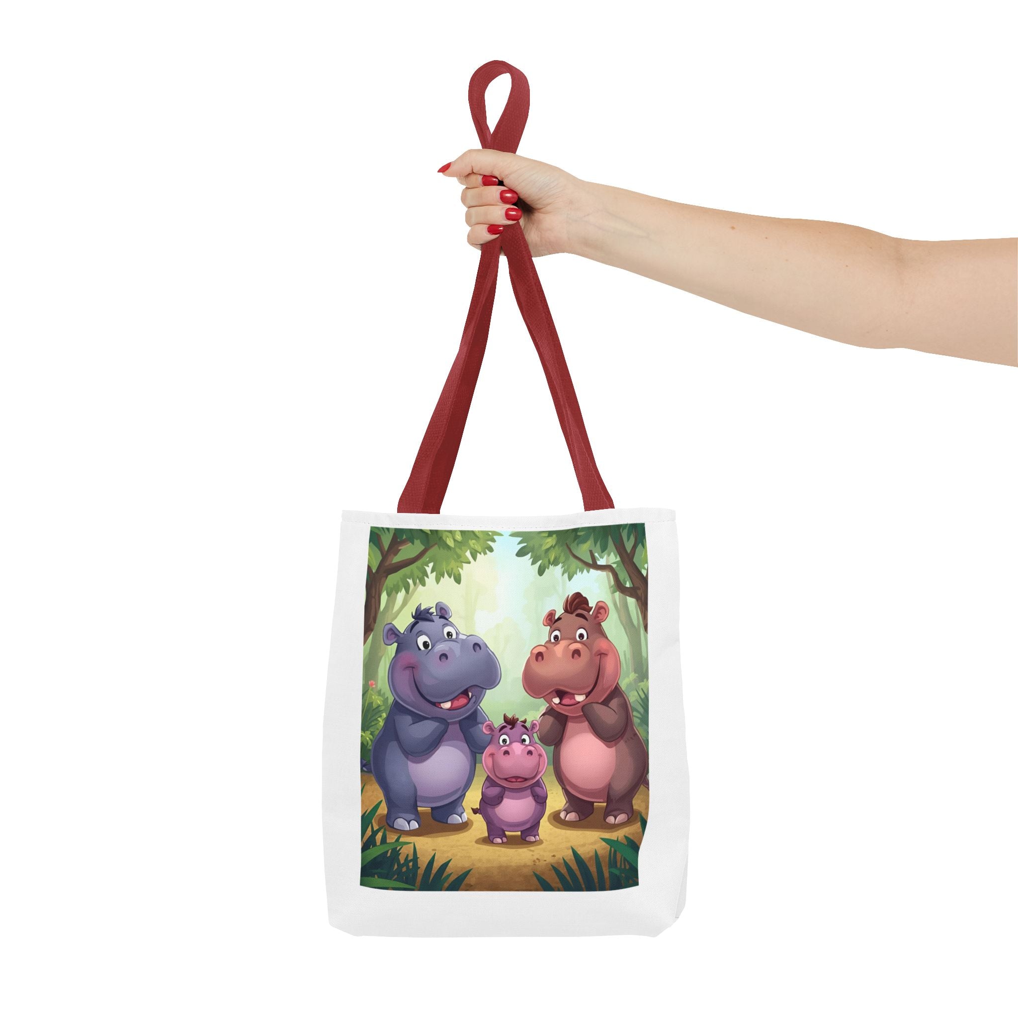 Hippo Cute Tote Bag (AOP)