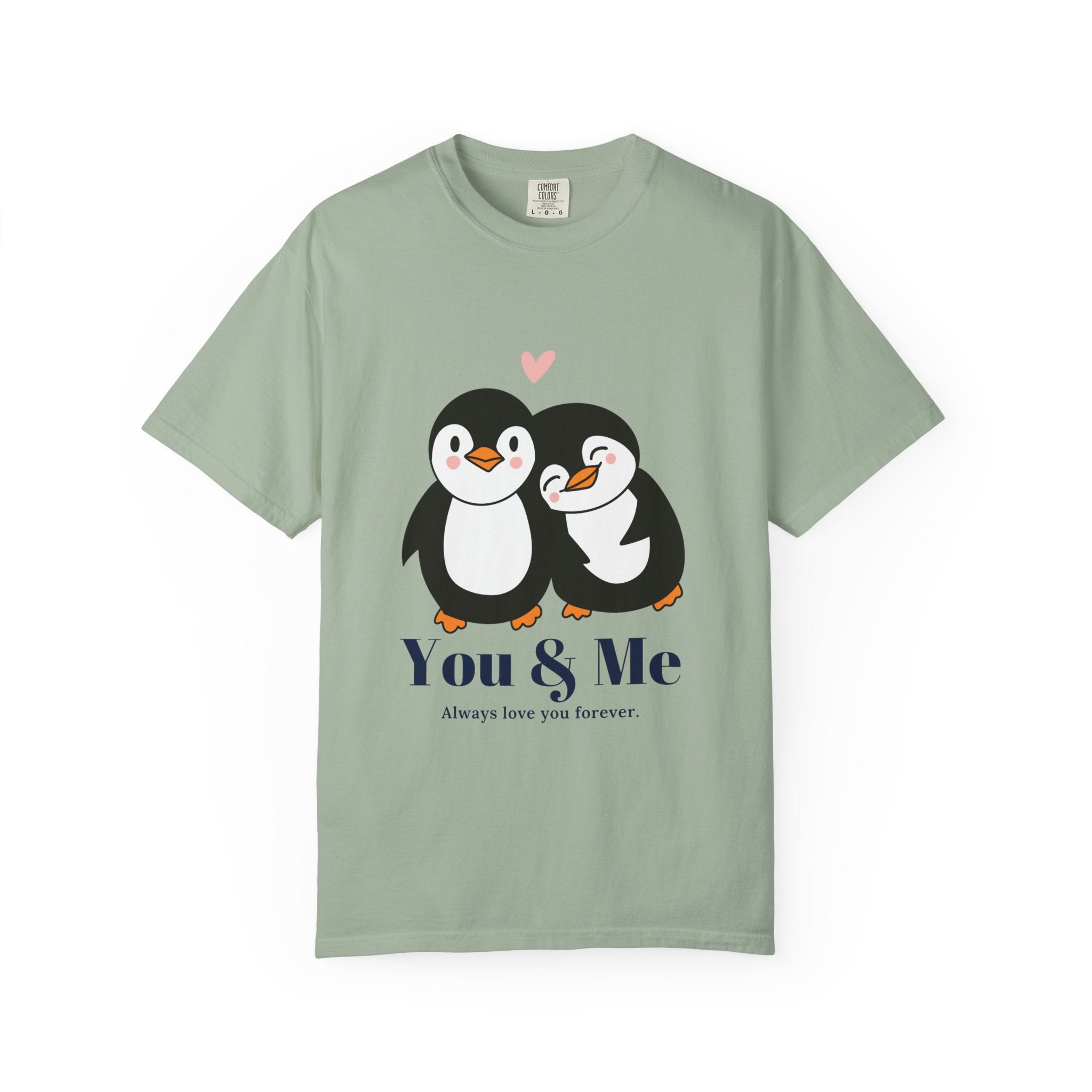 Cute Penguin Couples T-shirt, Valentine's Gift, Relationship Shirt, Birthday Present, Unisex T-Shirt, Love Apparel