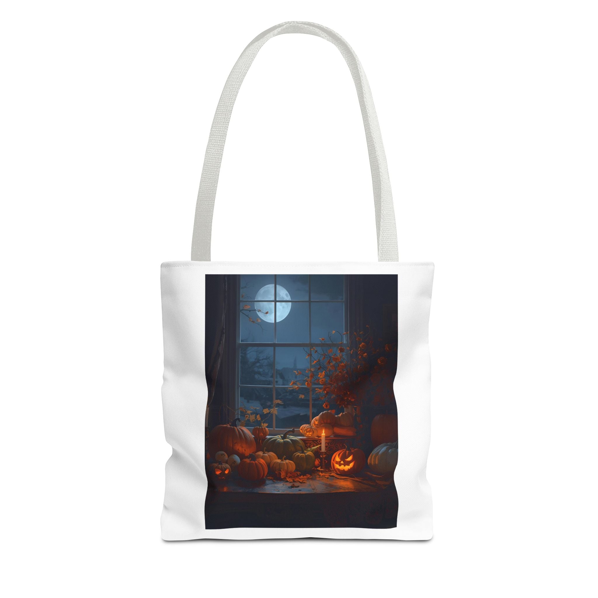 Spooky Autumn Pumpkln Tote Bag, Pumpkin Tote, Halloween Accessory, Fall Decor Bag, Pumpkin Patch Shopping Bag, Seasonal Gift Idea