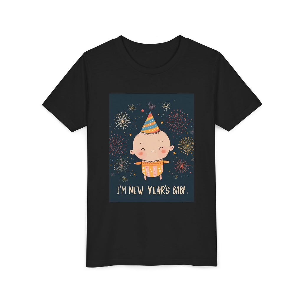 I Am A New Years Baby Youth Short Sleeve Tee