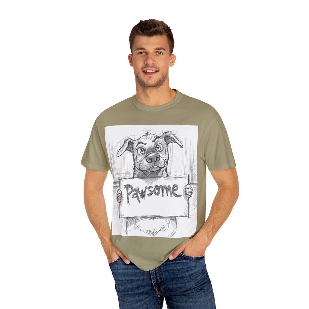 Pawsome Pet Lover T-Shirt, Dog Graphic Tee, Animal Lover Gift, Casual Wear, Unique Style, Pet Adoption Shirt