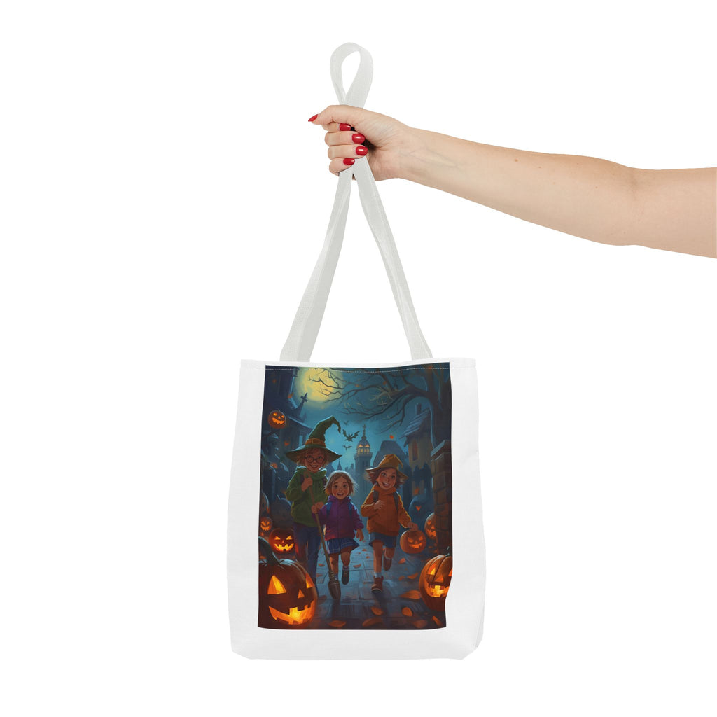 Halloween-Themed Tote Bag, Trick or Treat, Spooky Season, Kids Costume Accessory, Party Favor, Fall Festivities