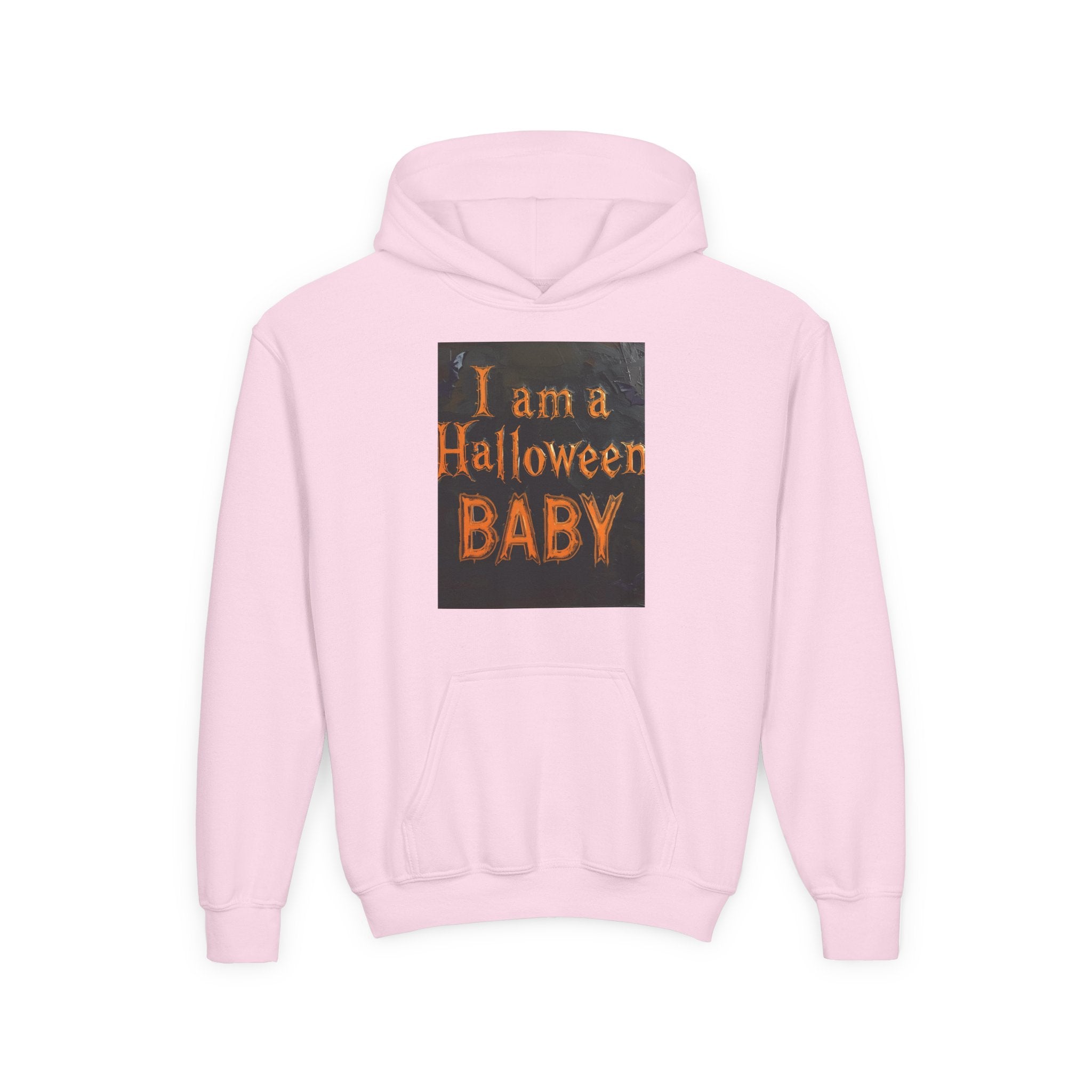 I Am A Halloween Baby Youth Heavy Blend Hooded Sweatshirt