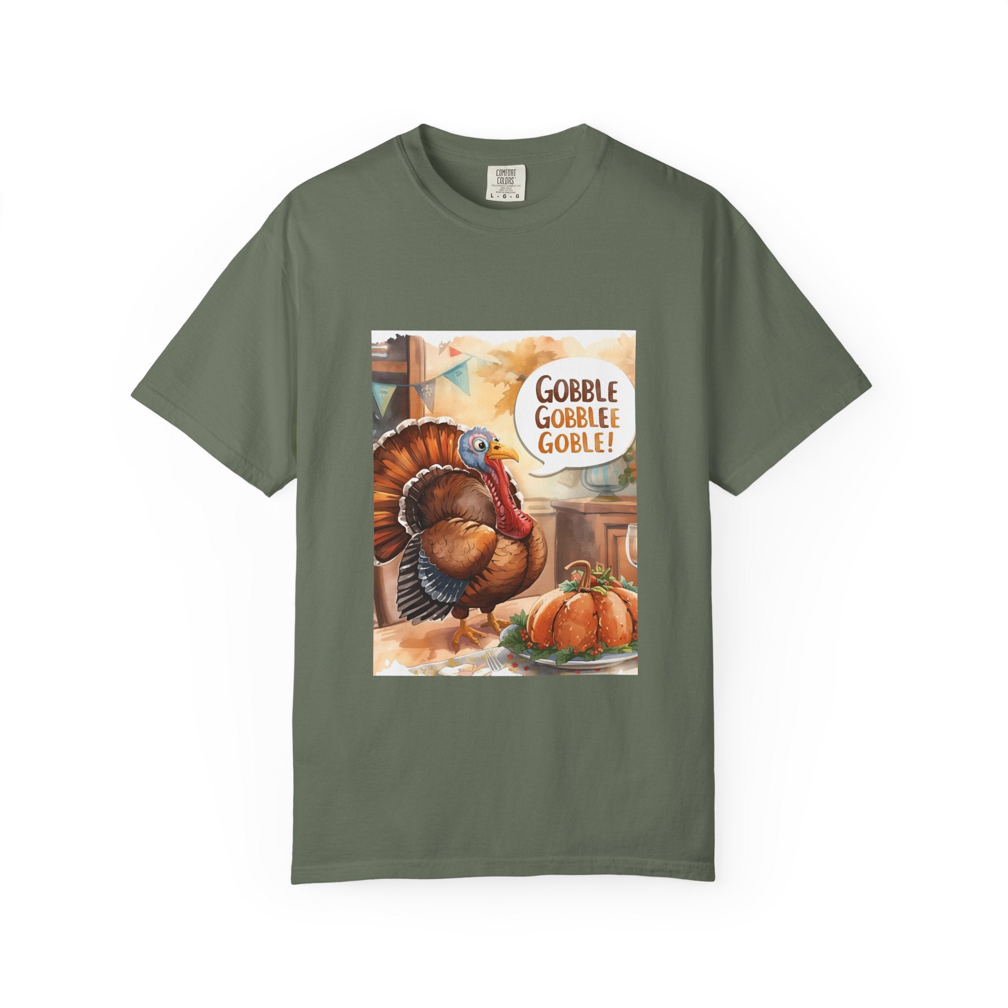 Thanksgiving Turkey T-Shirt | Gobble Gobble Graphic Tee | Fall Apparel, Holiday Gift, Casual Wear, Unisex Style, Autumn Collection