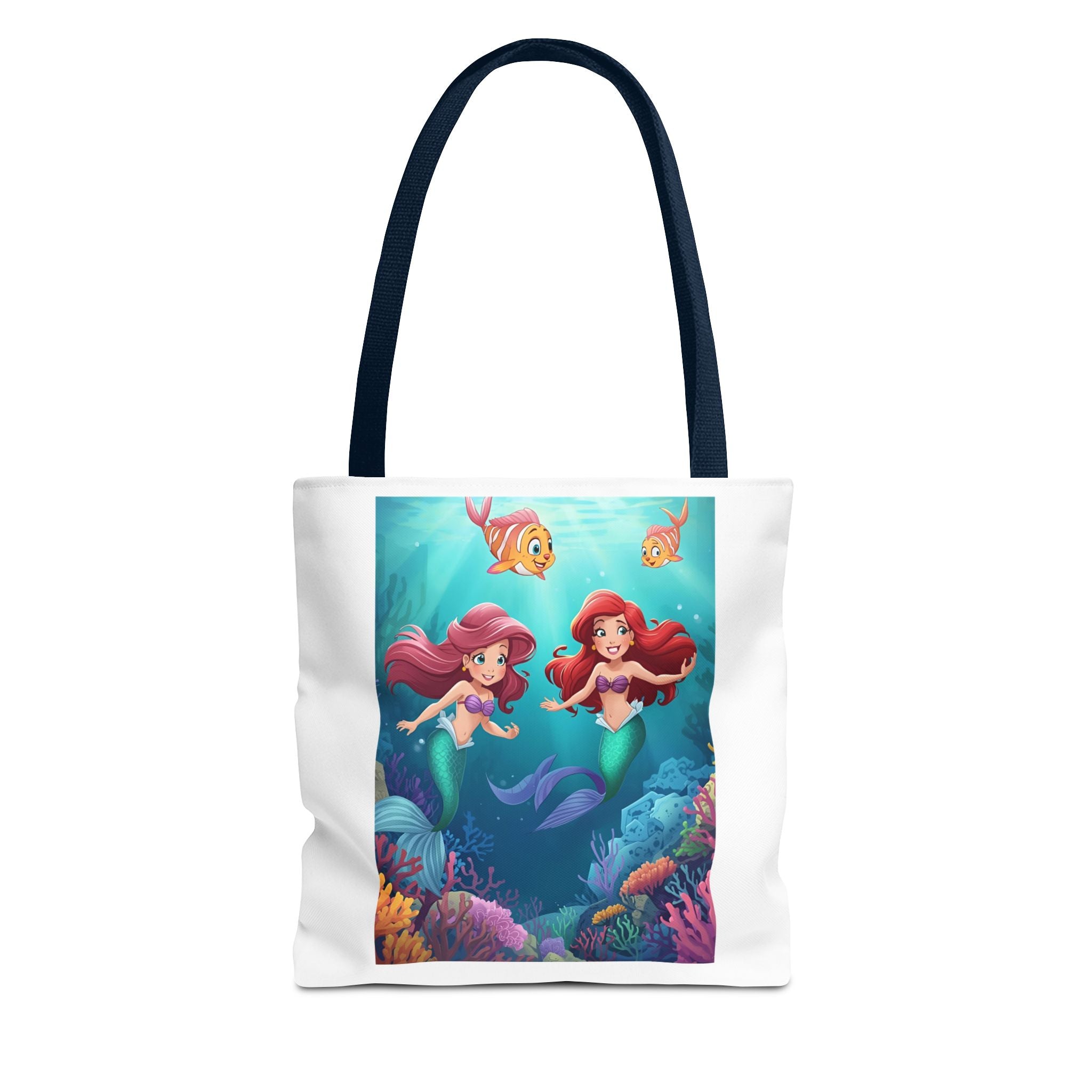 Whimsical Mermaid Tote Bag, Ocean Adventure, Beach Day Essential, Gift for Sea Lovers, Cute Shopping Bag, Summer Vibes