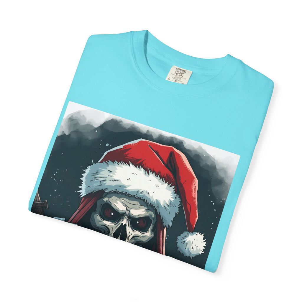 Christmas Skeleton T-Shirt, Unisex Holiday Tee, Funny Graphic Shirt, Unique Gift, Halloween & Christmas Apparel