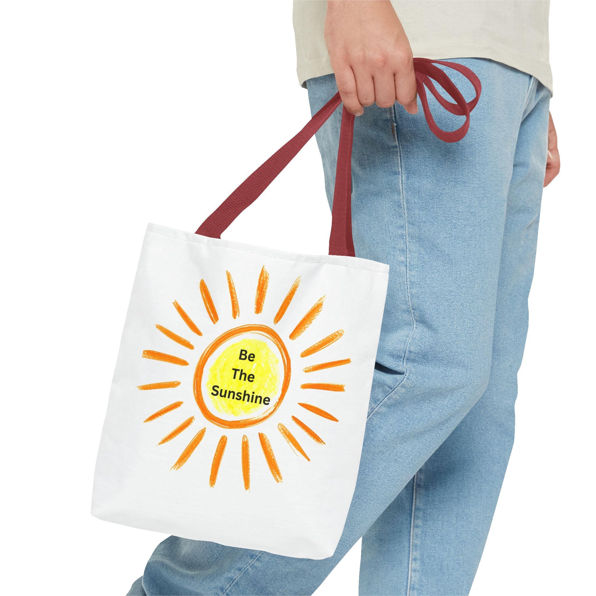 Be the Sunshine Tote Bag | Bright Motivational Bag, Eco-Friendly Shopping Tote, Summer Gift, Inspirational Beach Bag, Unique Accessories