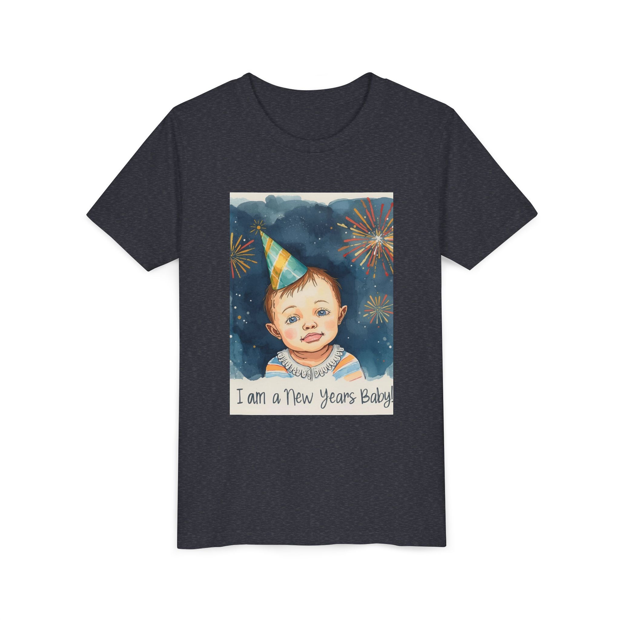 I Am A New Years Baby Youth Short Sleeve Tee